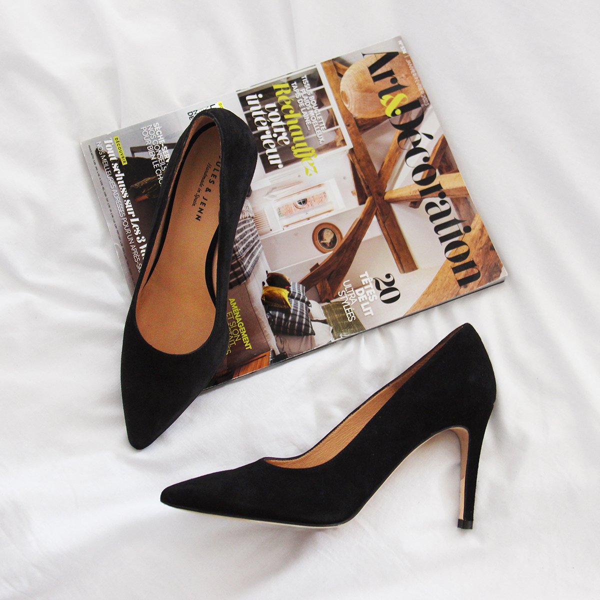 Classic suede pumps JULES & JENN Black