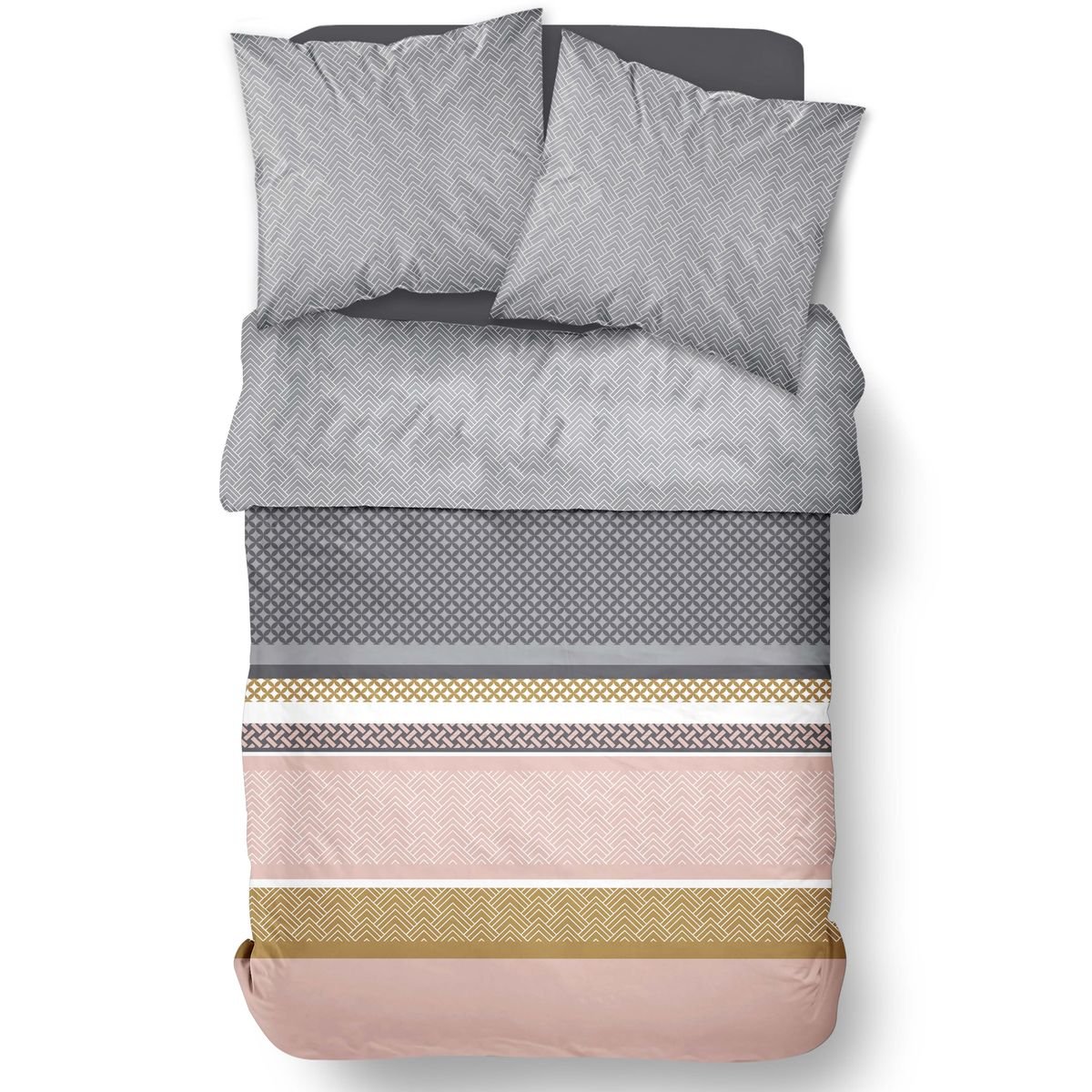 Cotton bedding set TODAY LINGE DE MAISON Grey