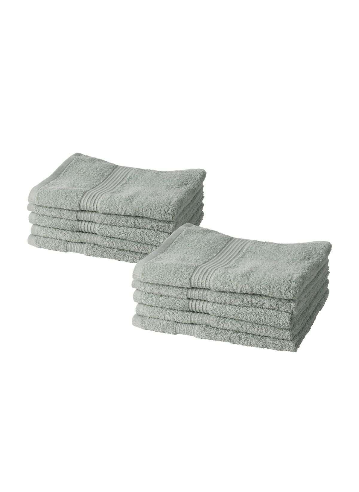 Set of 10 cotton bath towels TODAY LINGE DE MAISON