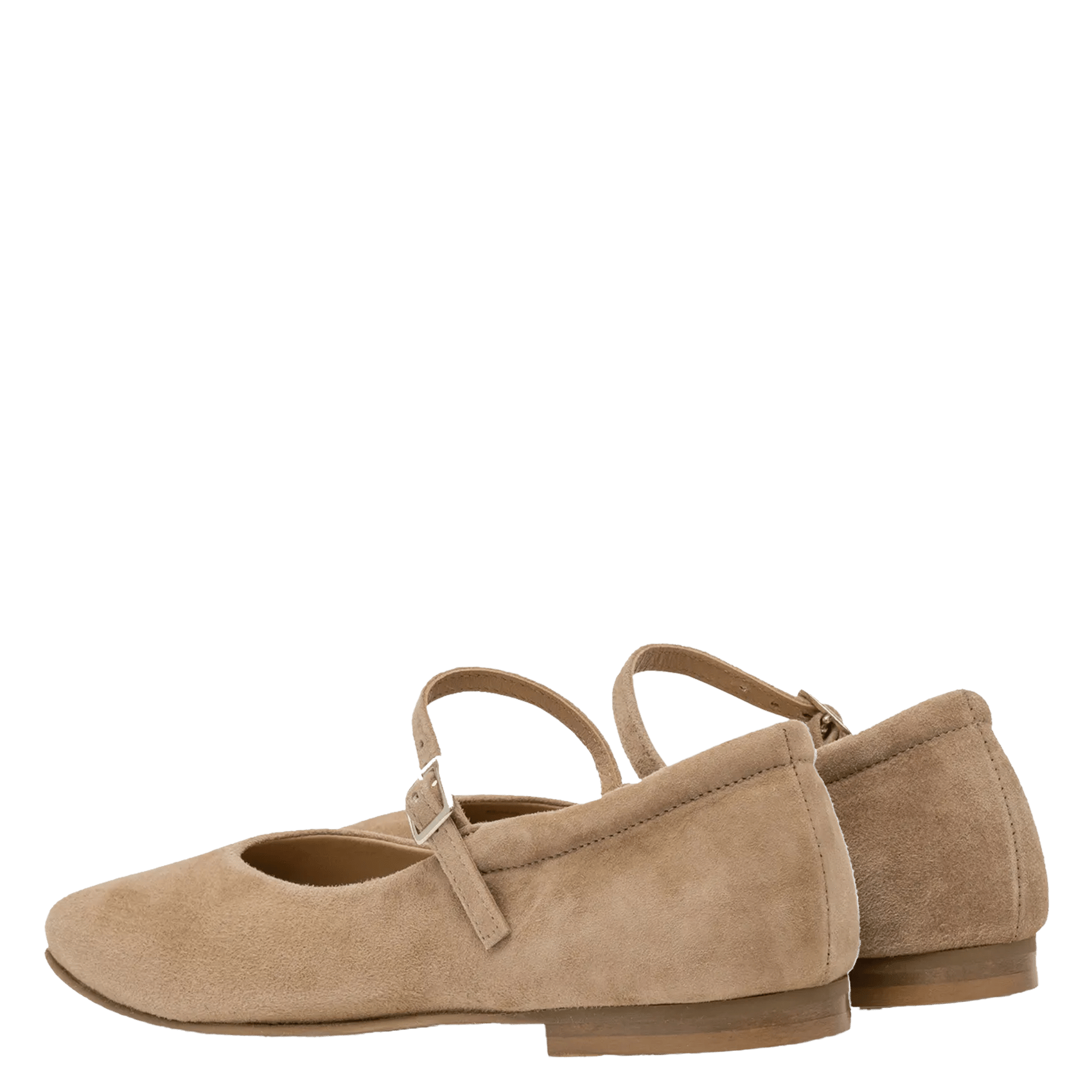 Suède ballerina's BOCAGE Beige