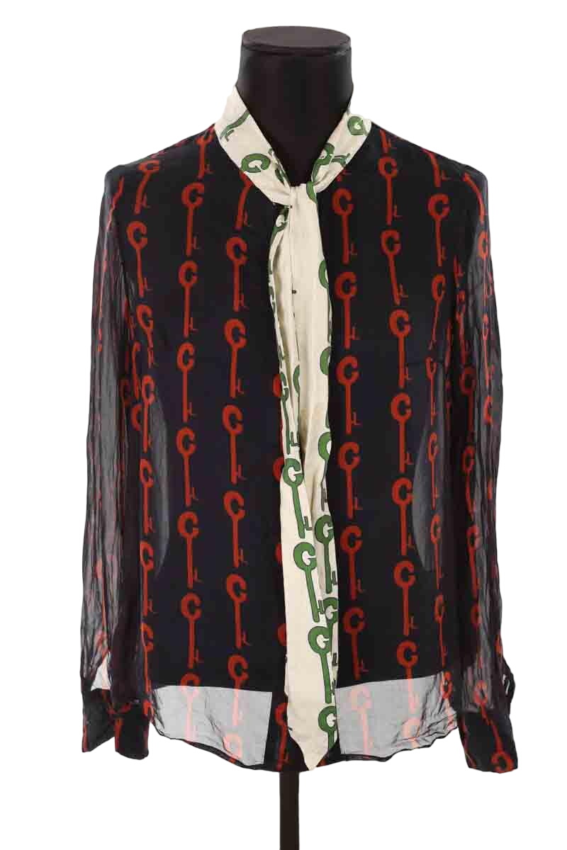 Silk blouse LA PRESTIC OUISTON- Seconde Main Blue