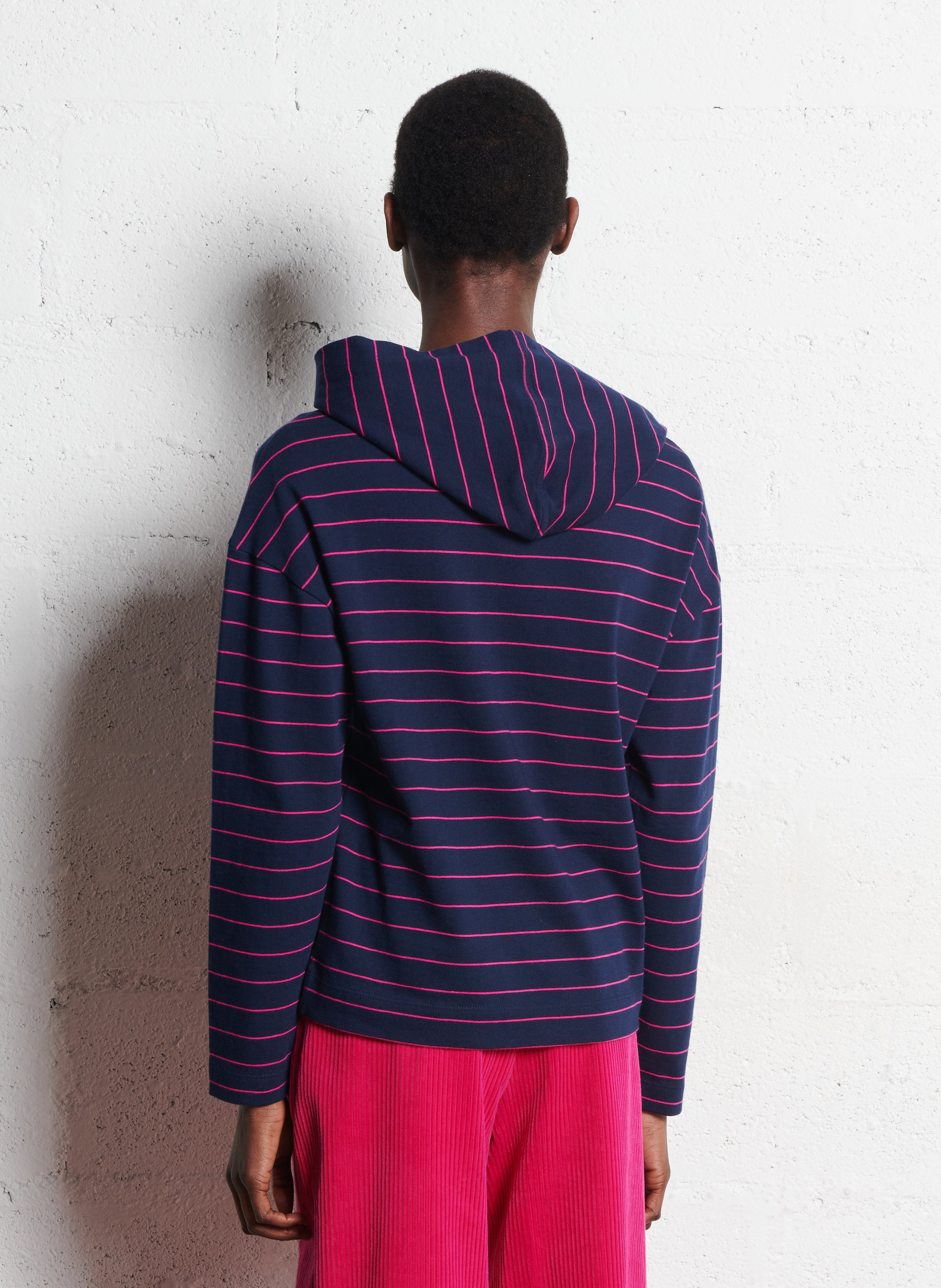 Sweat droit à rayures ONE STEP Bleu