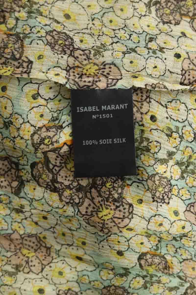 Sleeveless silk top ISABEL MARANT ÉTOILE - SECONDE MAIN Green