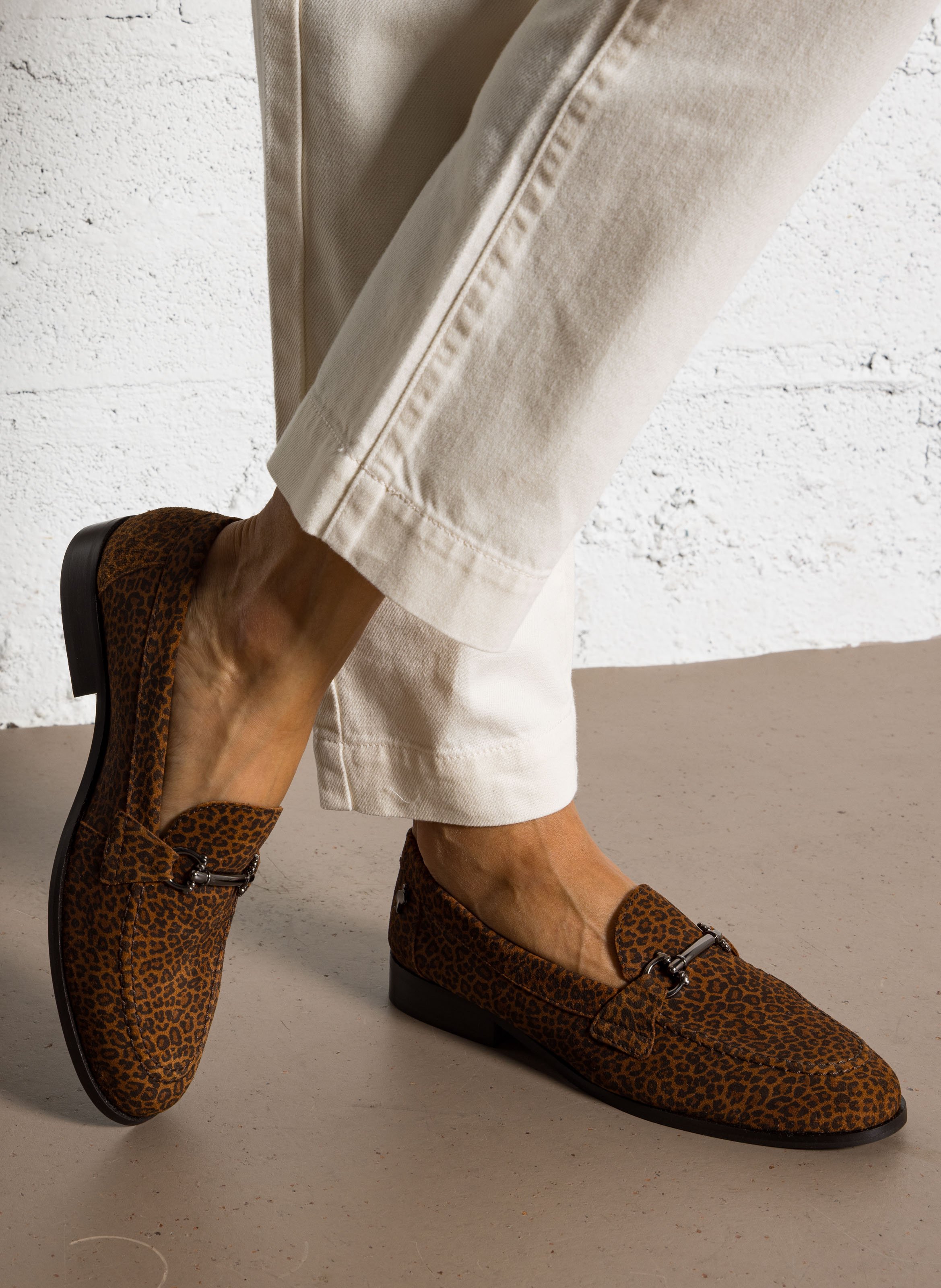 Mocassins en cuir  ONE STEP Marron