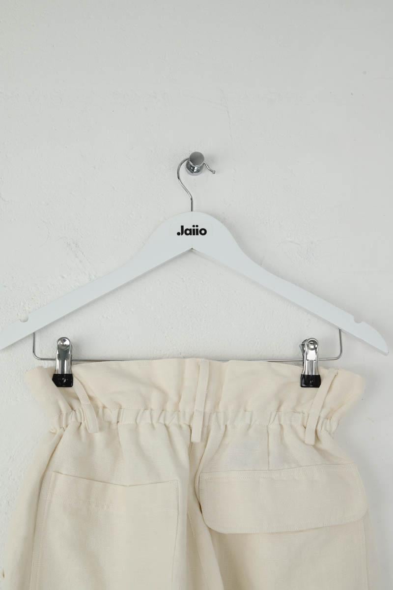 Linen mini shorts LAURENCE BRAS - Seconde Main Beige