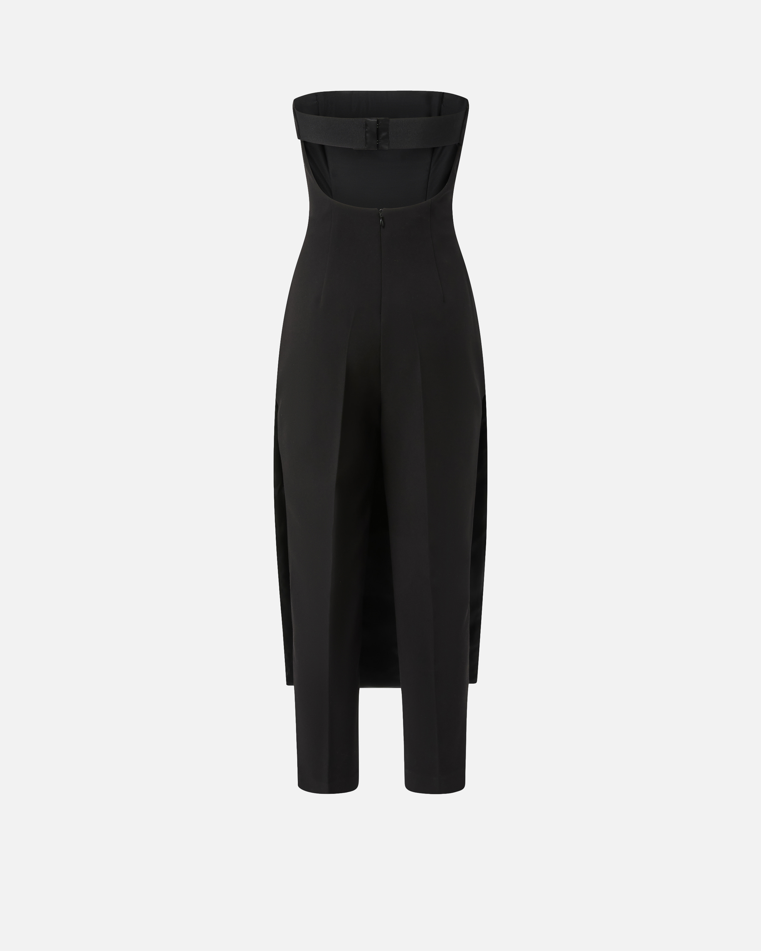 One-piece jumpsuit with skirt front effect. PINKO Black