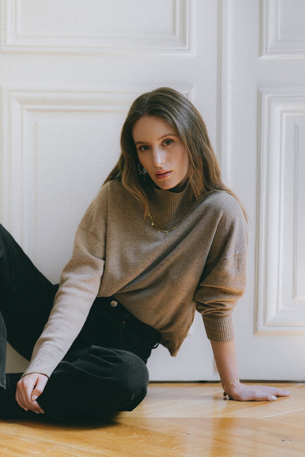 Gold-plated clover necklace MONSIEUR SIMONE Golden