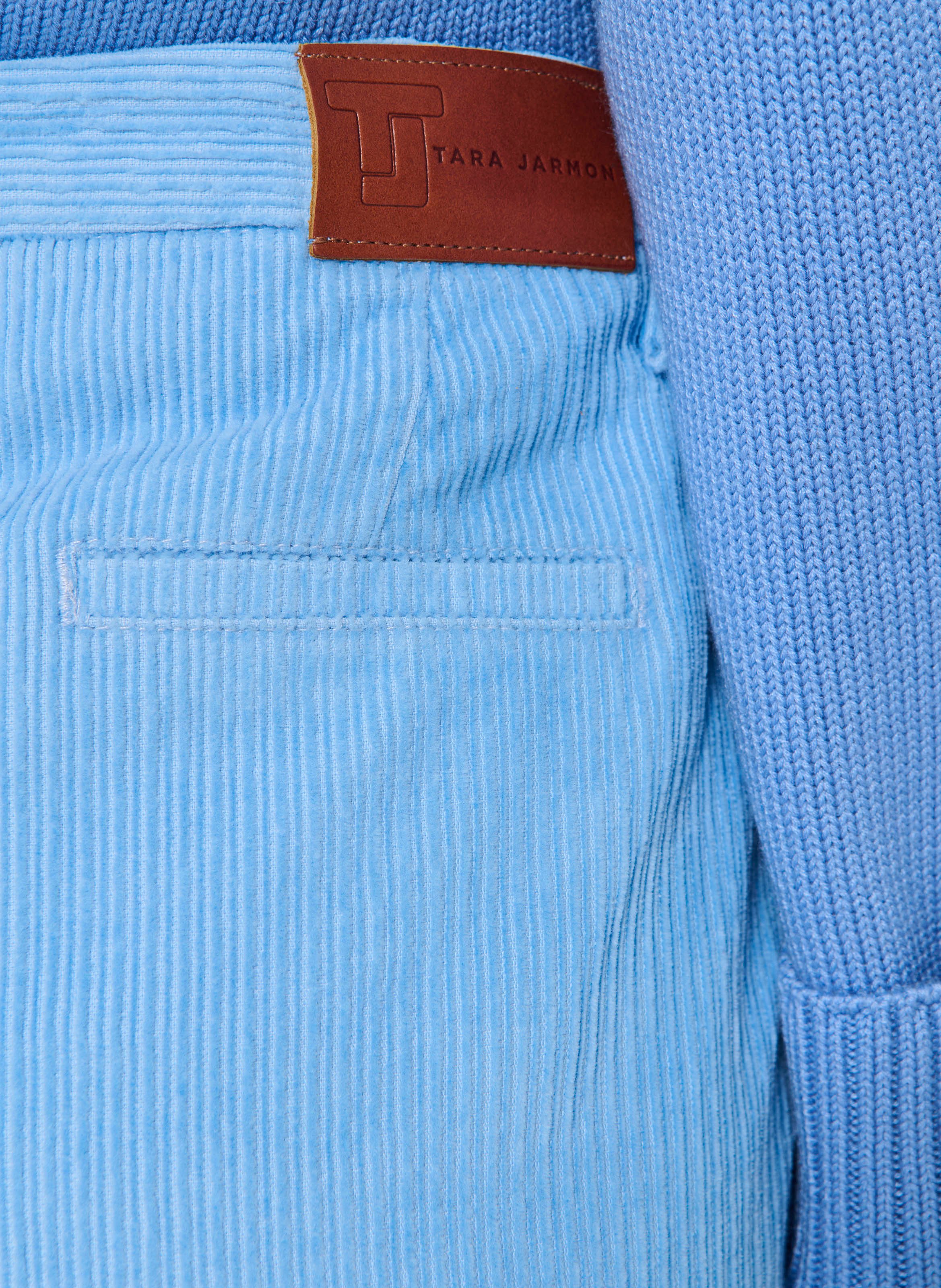 Wide corduroy trousers TARA JARMON Blue