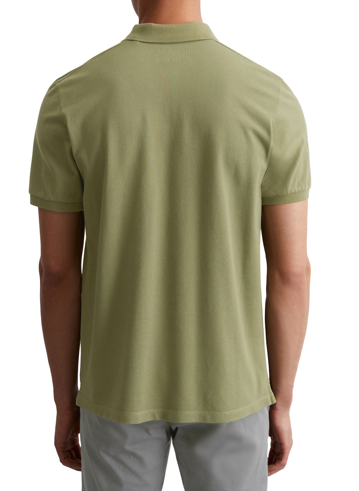 Regular-fit, katoenen polo MARC O'POLO Groen