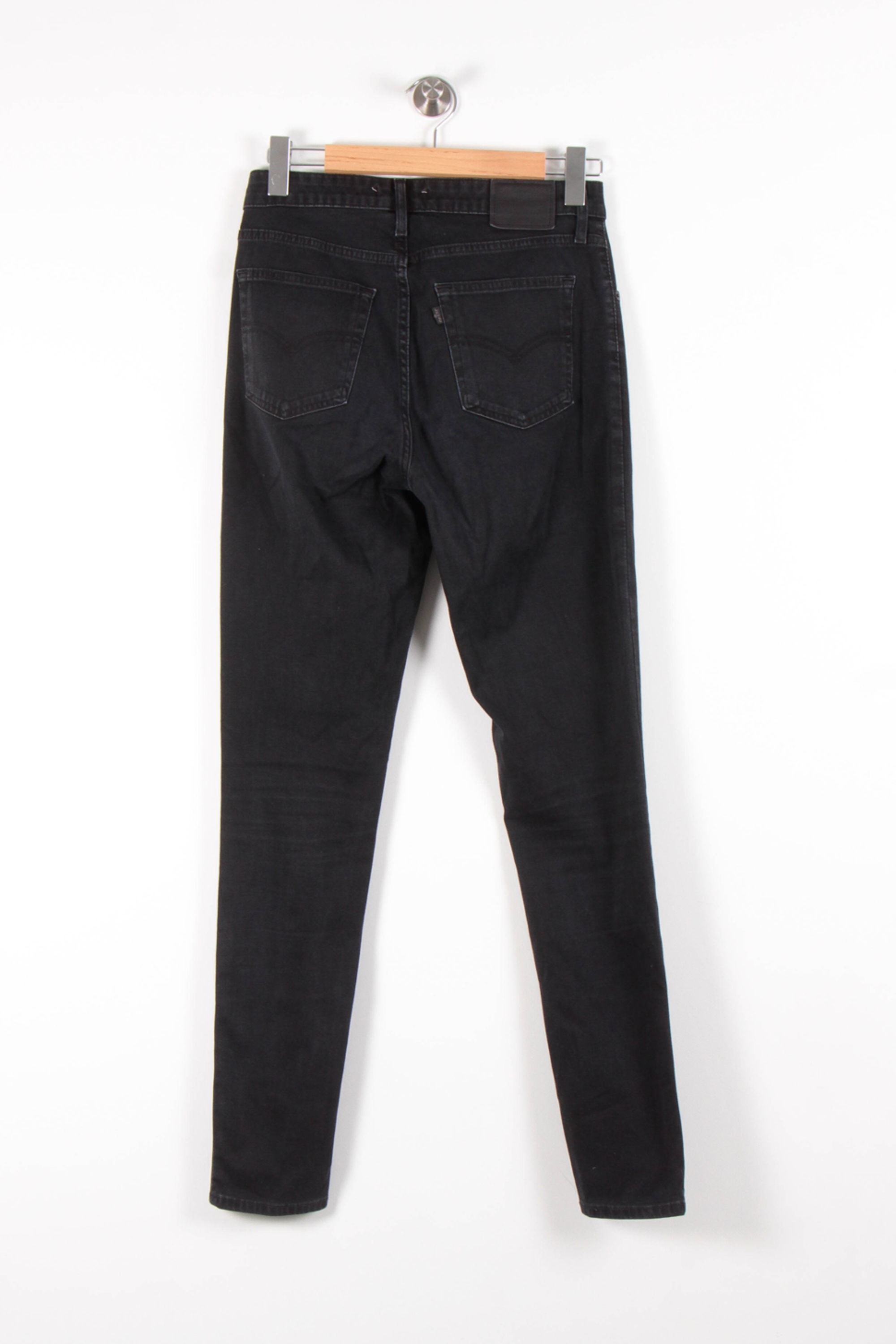 Cropped slim jeans with studs LEVI'S - Seconde main Black