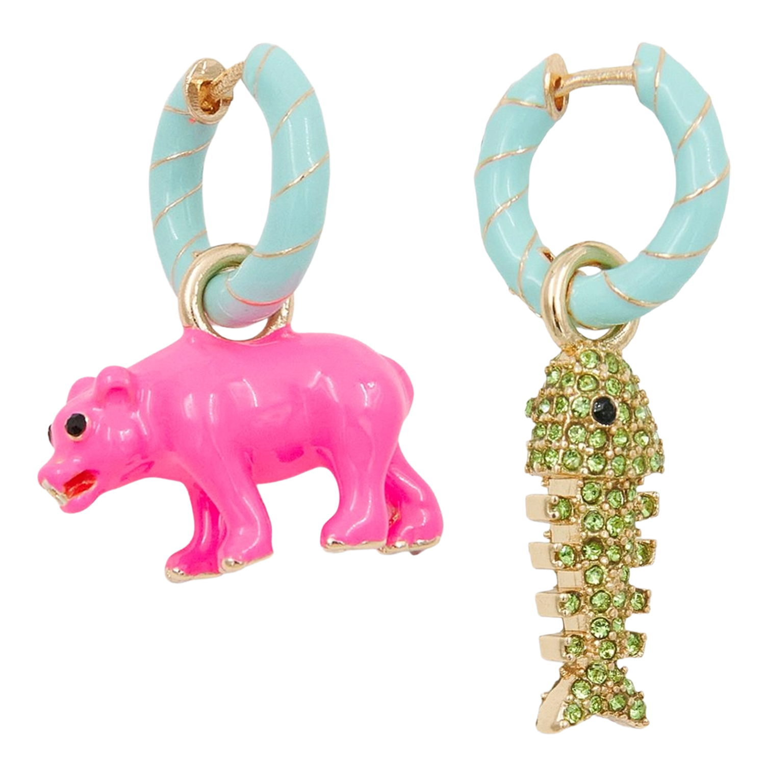 Boucles d'oreilles fantaisies ESSENTIEL ANTWERP Bleu