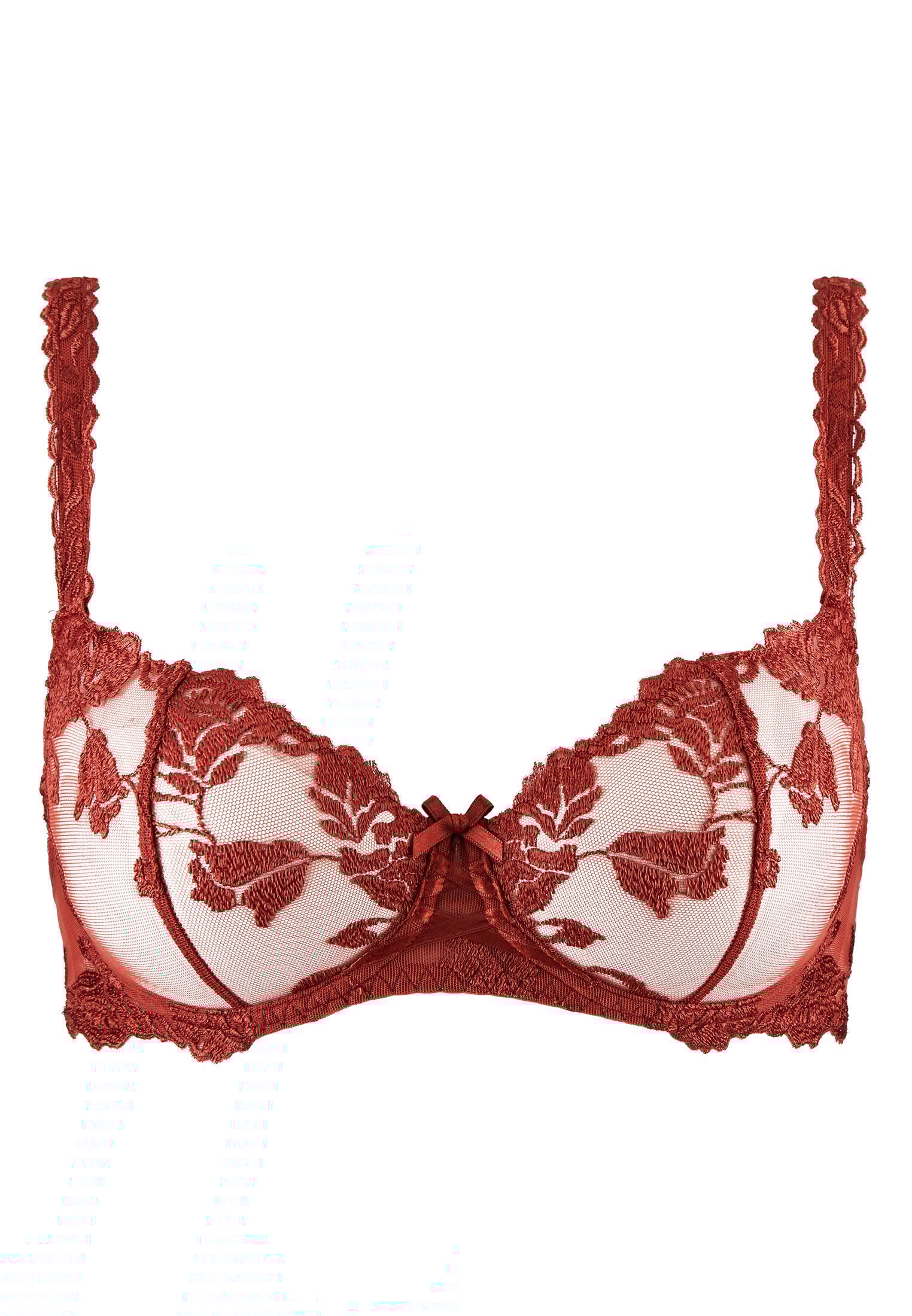 Balconette bra AUBADE Brown