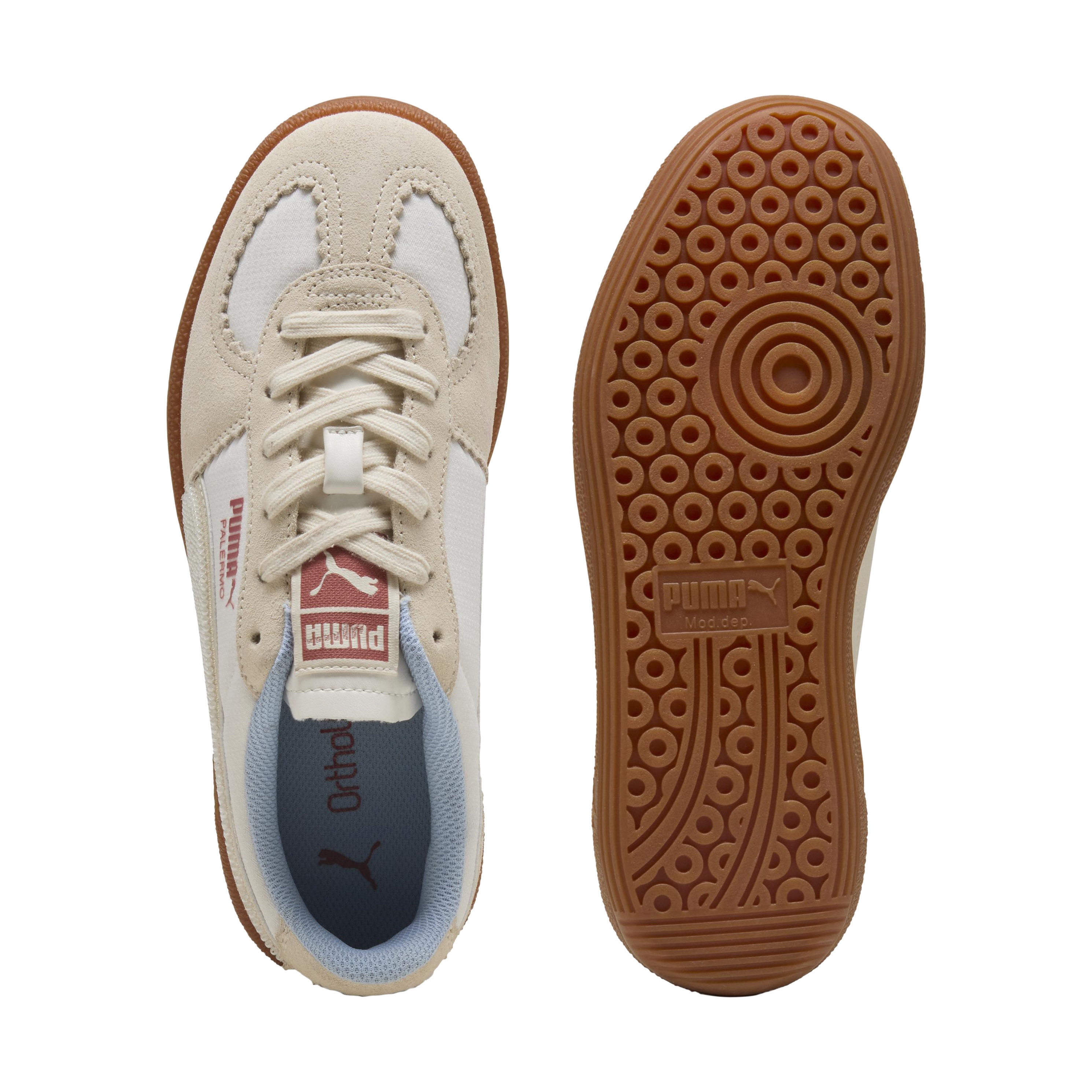 Low leather sneaker Palermo Gentle Meld WNS PUMA White