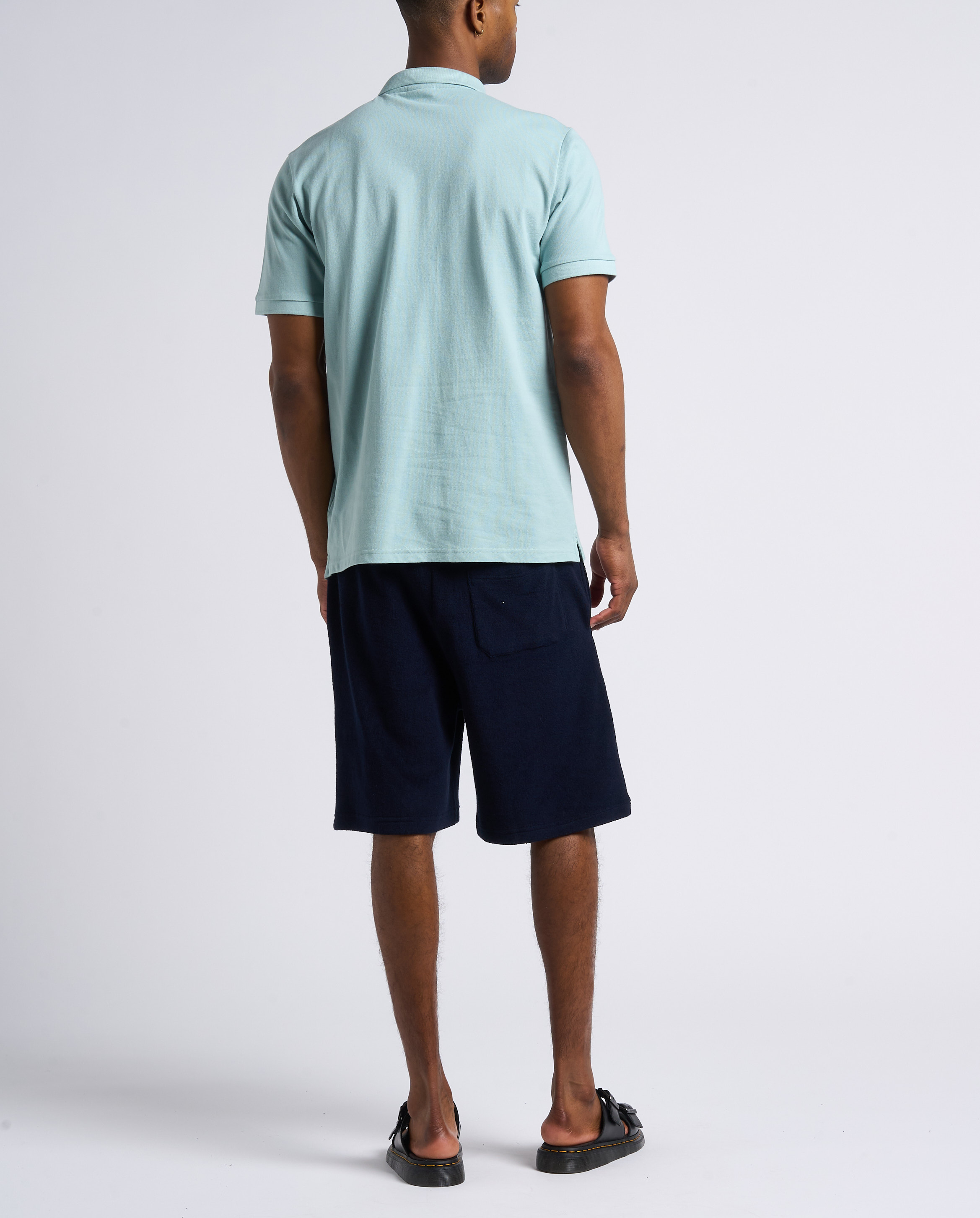 Regular-fit polo van biokatoen KNOWLEDGE COTTON APPAREL Grijs