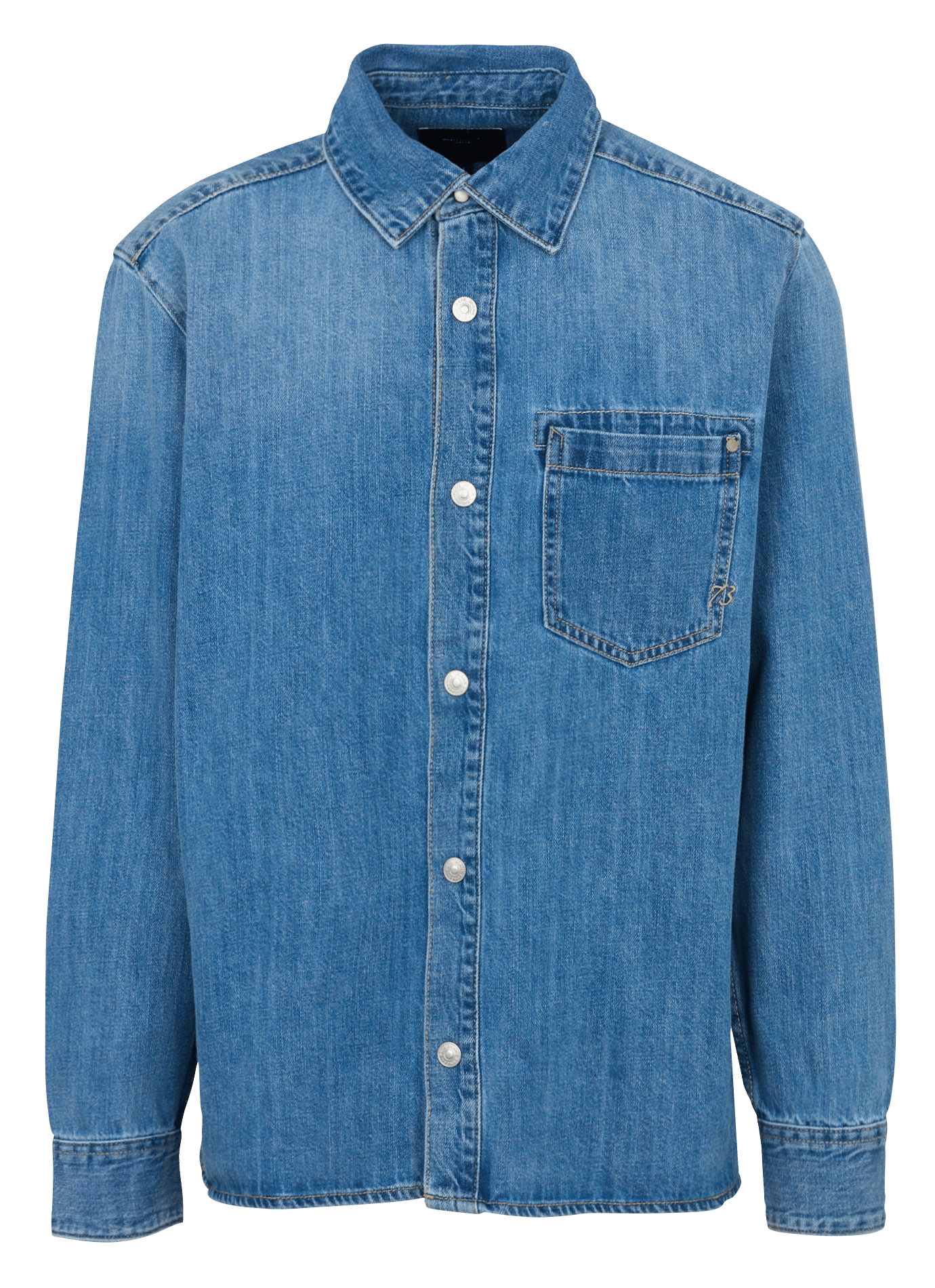 Surchemise droite en coton PEPE JEANS Bleu