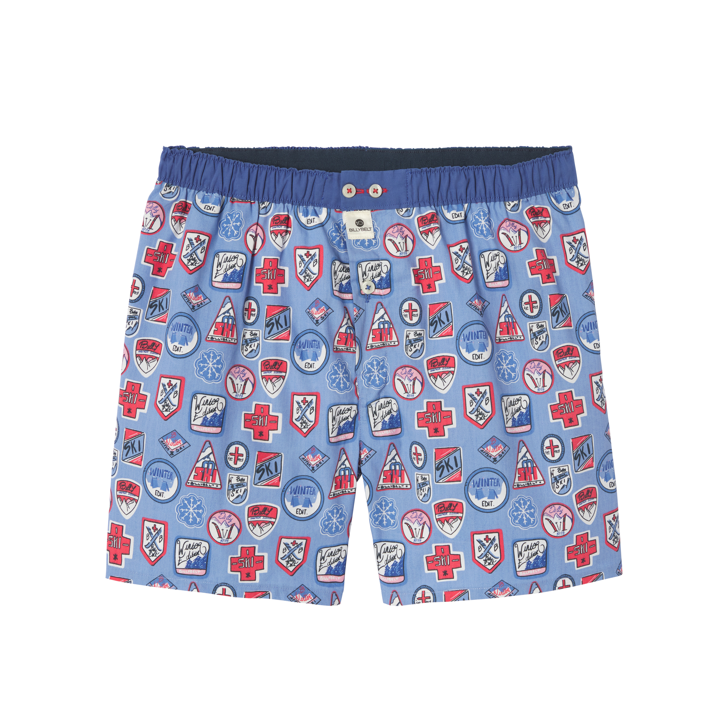 Organic cotton boxer shorts BILLYBELT Blue