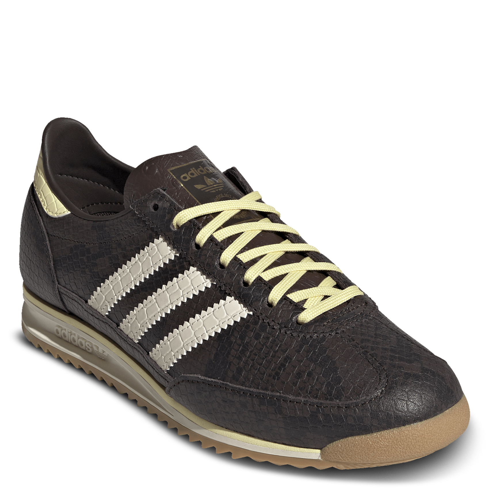 Low-top lace-up sneakers ADIDAS Brown