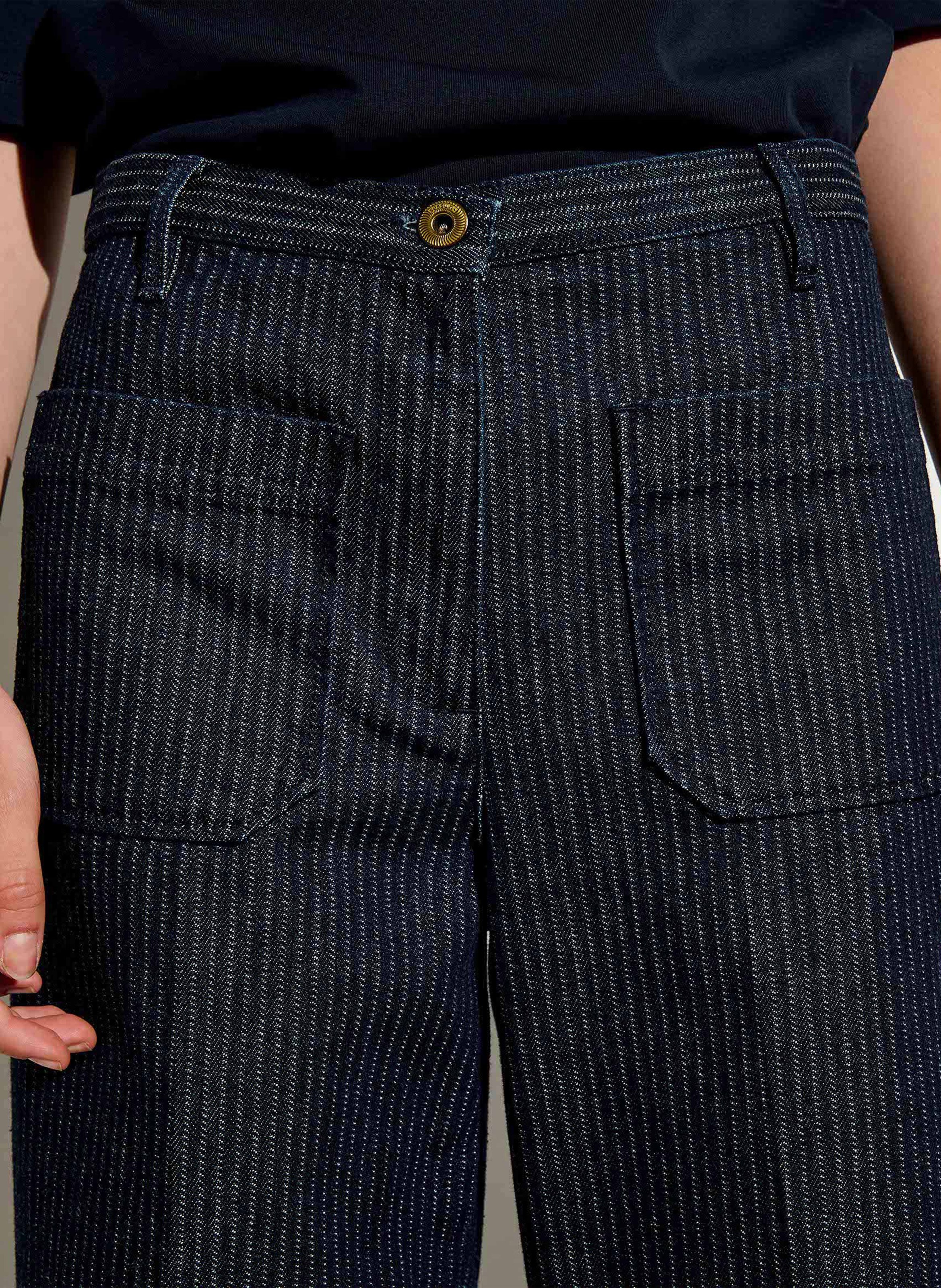 Bobhoedje - katoenblend | Blauw SESSUN Dames