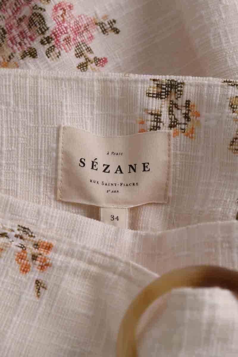 Mini skirt SEZANE - Seconde main Beige