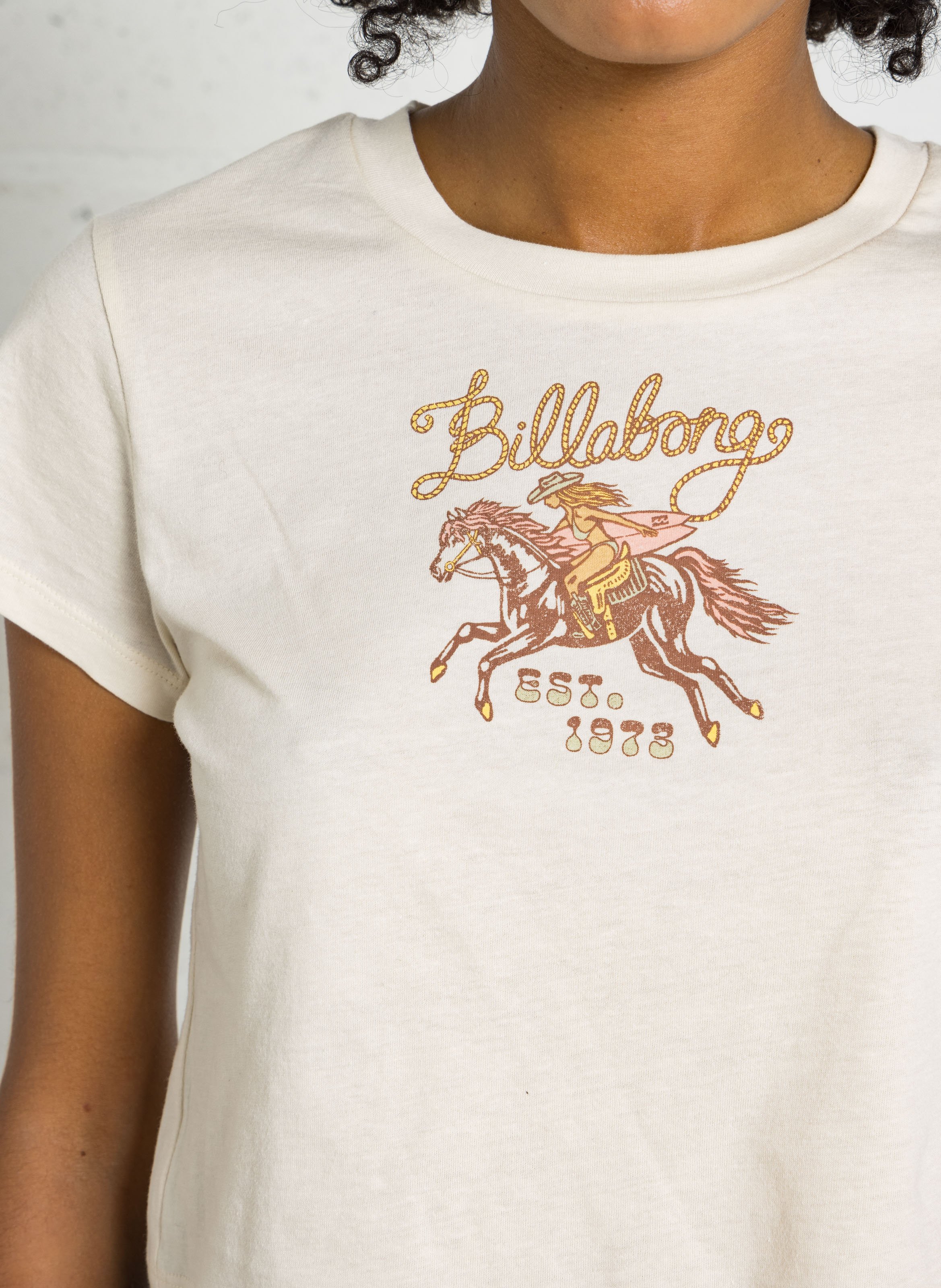 Regular-fit, katoenen T-shirt met ronde hals BILLABONG Beige