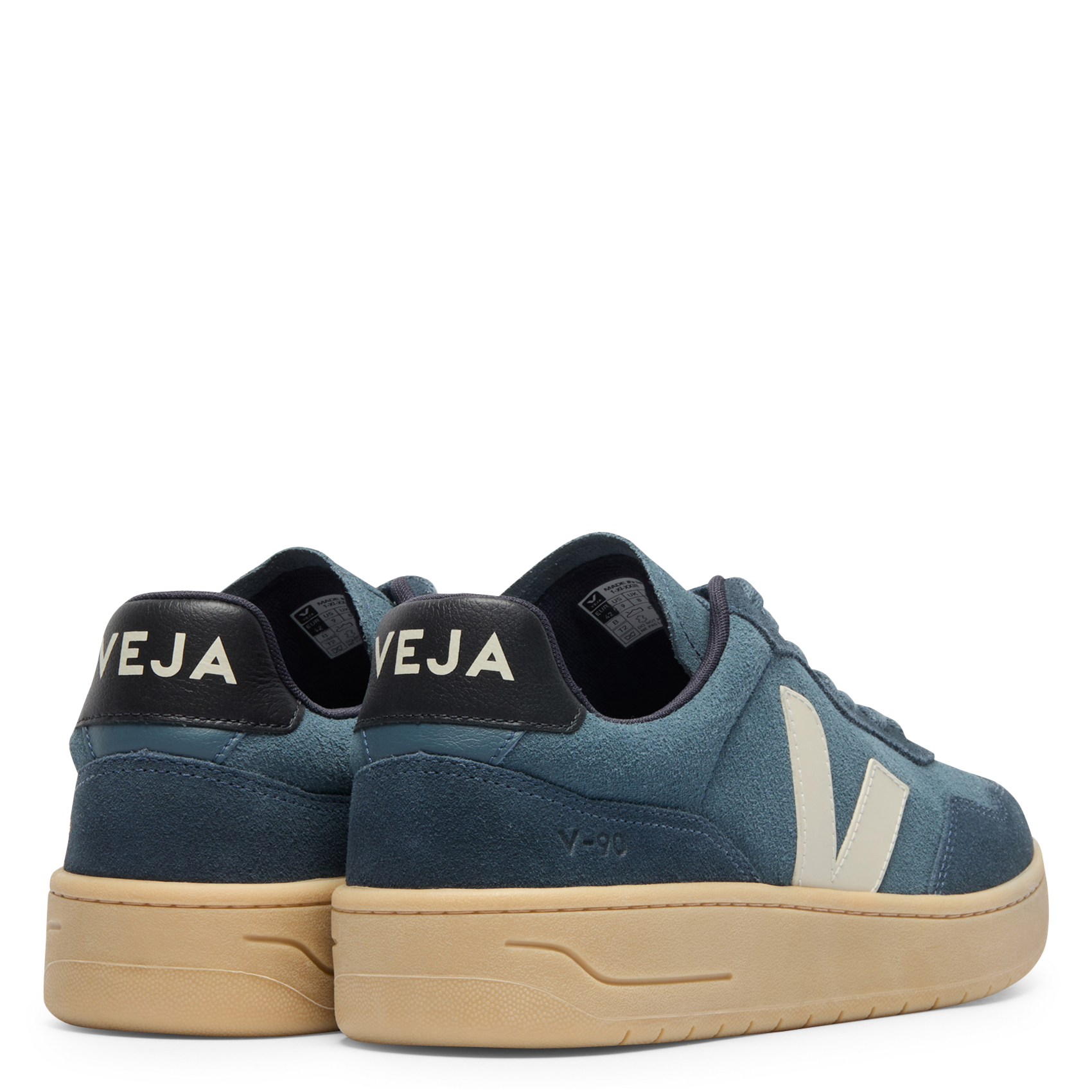 Leather low-top sneakers VEJA Blue