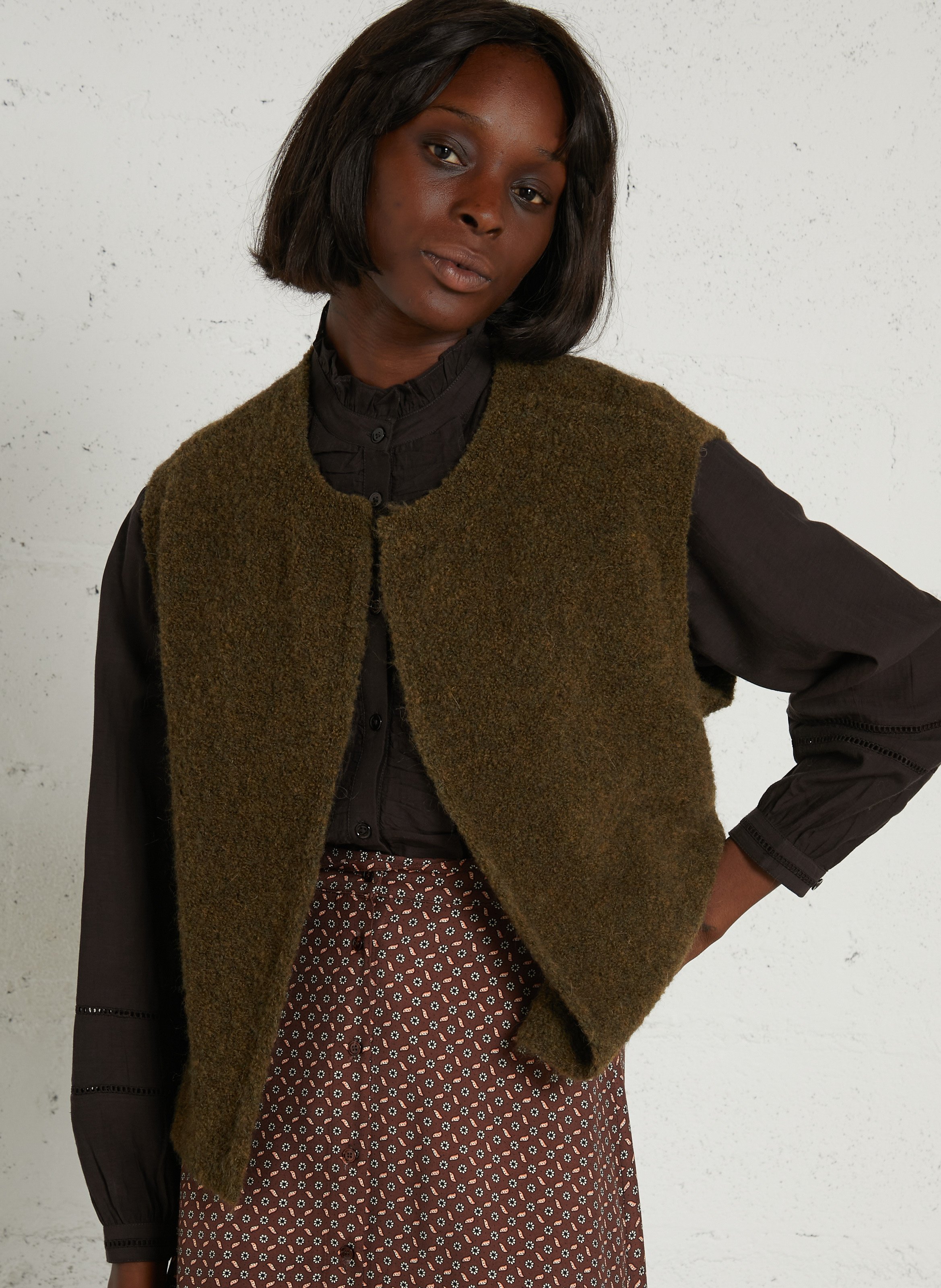 Gilet sans manches droit DES PETITS HAUTS