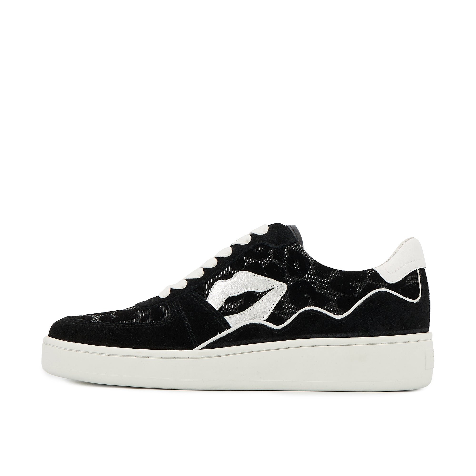 Leather sneakers BONS BAISERS PARIS Black