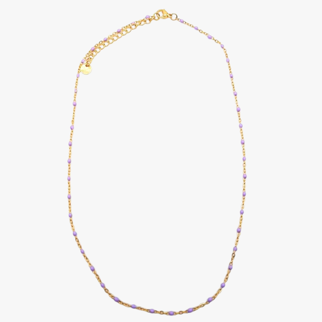Chain necklace GINANDGER Purple