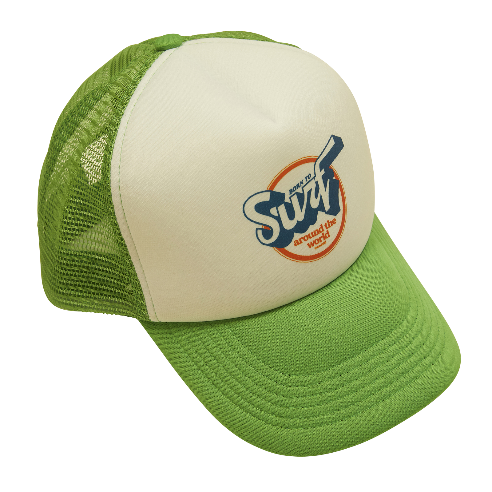 Screen-printed cap SUNCHILD Green