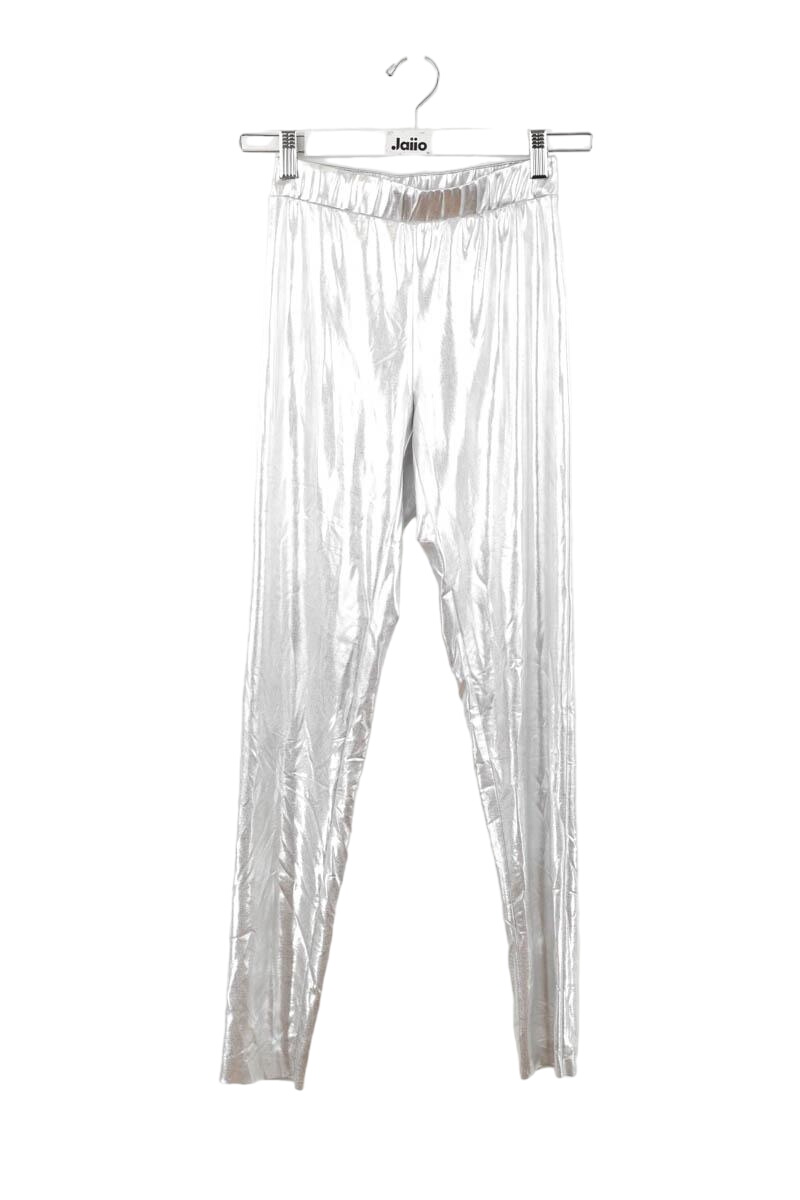 Pantalon slim argent MODETROTTER - Seconde Main Argent