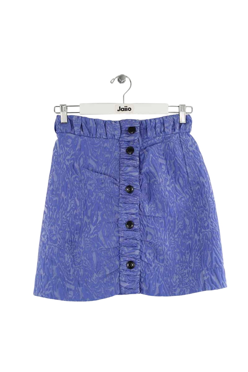 Blue mini skirt GANNI - Seconde Main Blue
