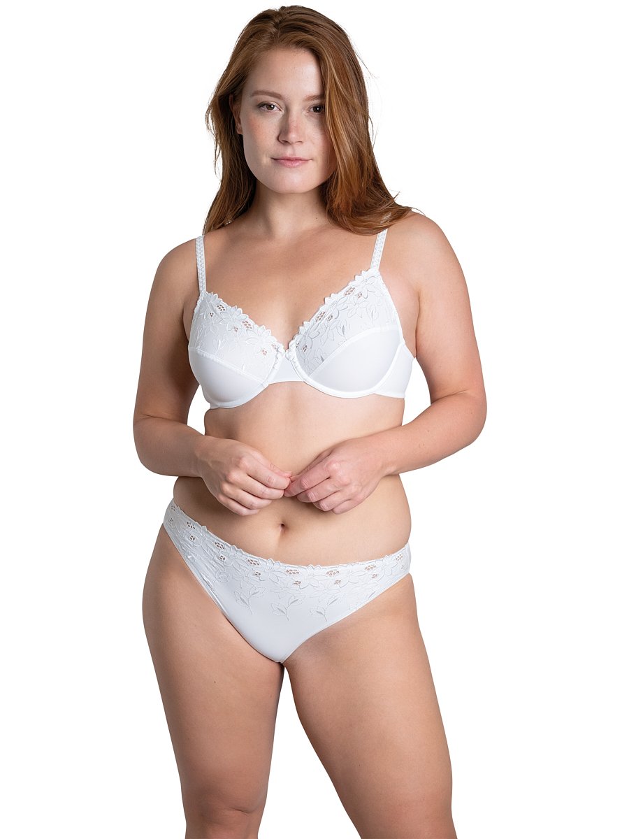 A Fleur De Toi demi-cup bra PASSIONATA White