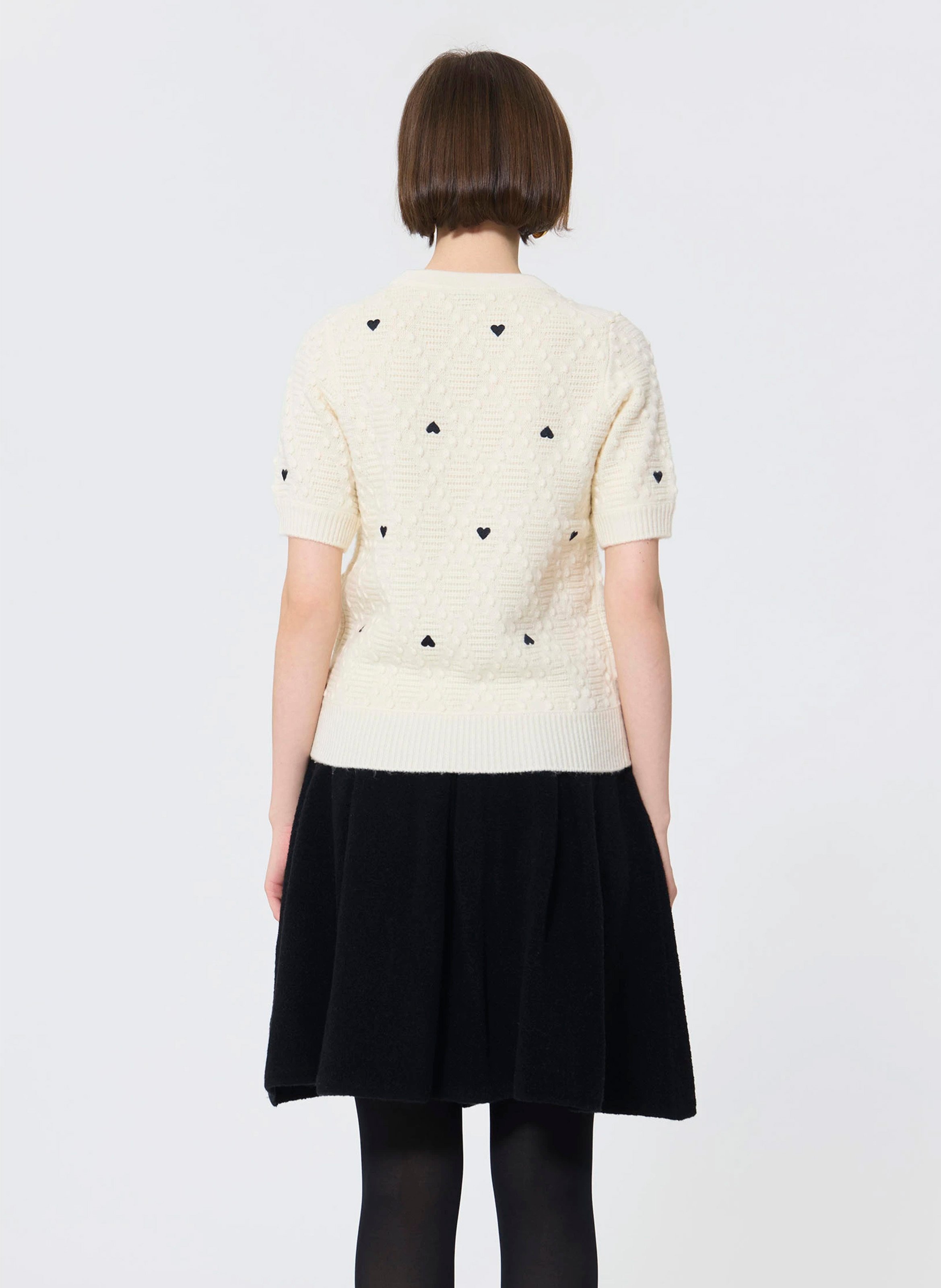 Maglione a girocollo in lana TARA JARMON Beige