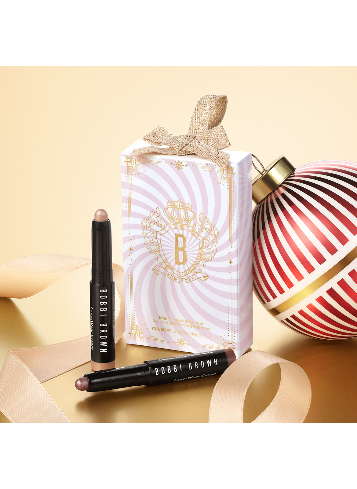 Mini Long-Wear Cream Shadow Stick Duo - Oogschaduwstick Duo met Langdurige Werking BOBBI BROWN No color