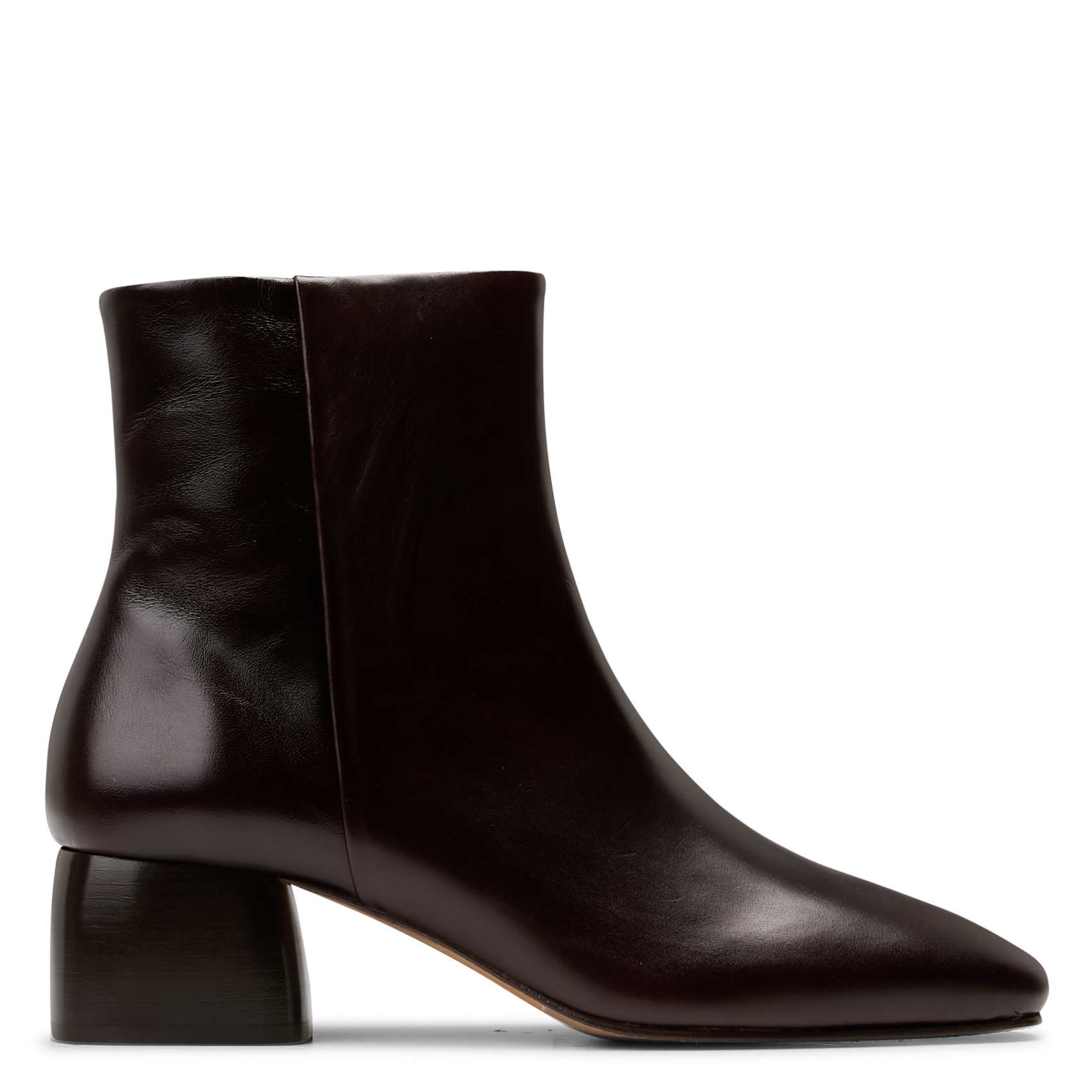 Bottines à talons en cuir BOBBIES Marron