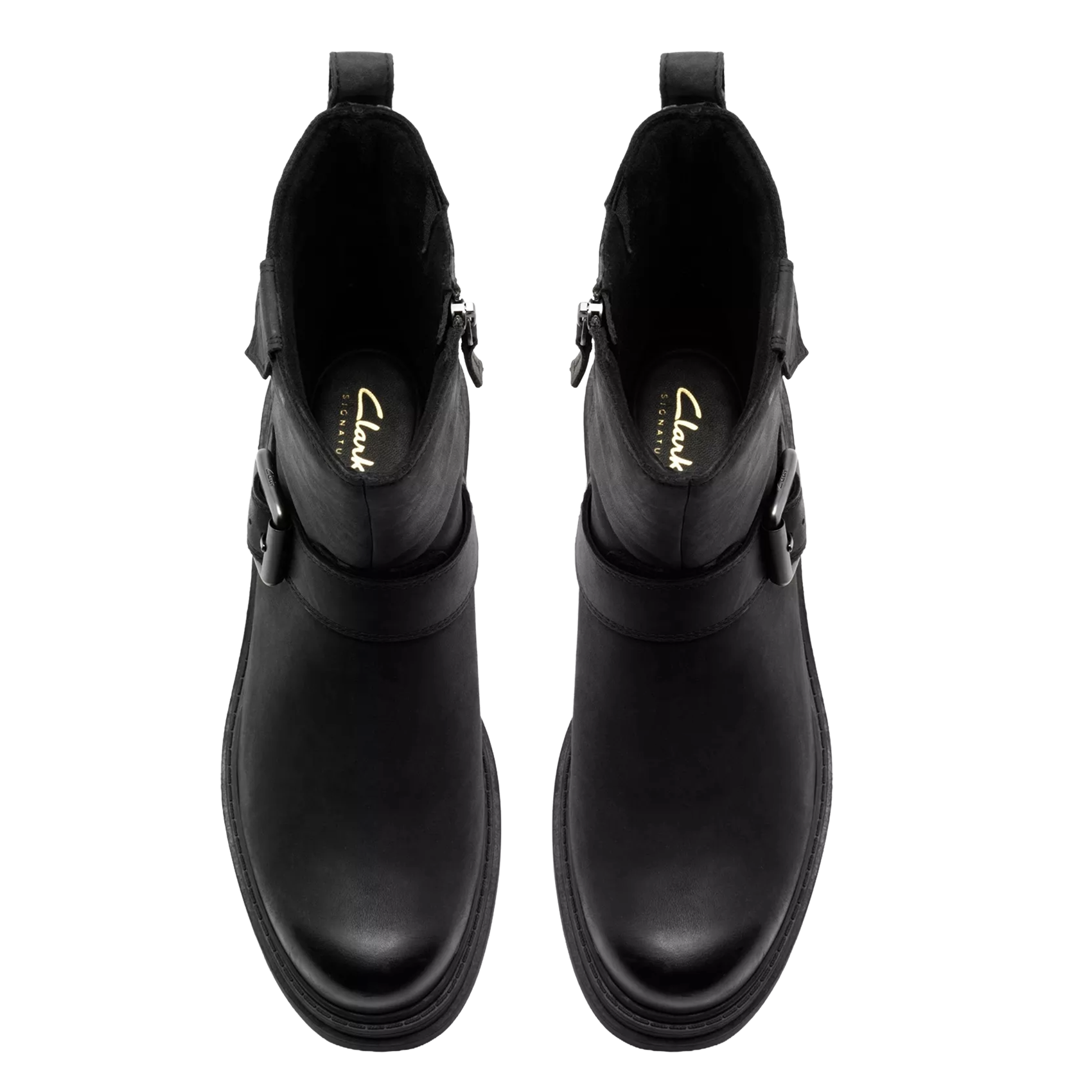 Bianca leather ankle boots CLARKS Black