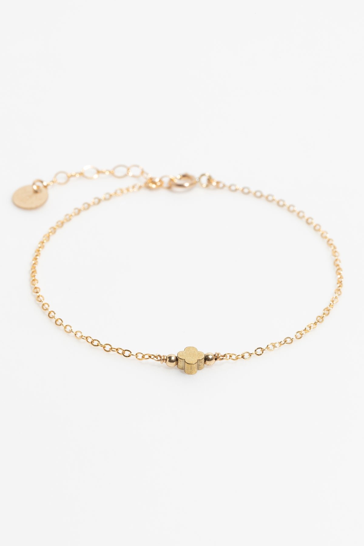 Bracelet Amaya - Pyrite Clover YAY Golden