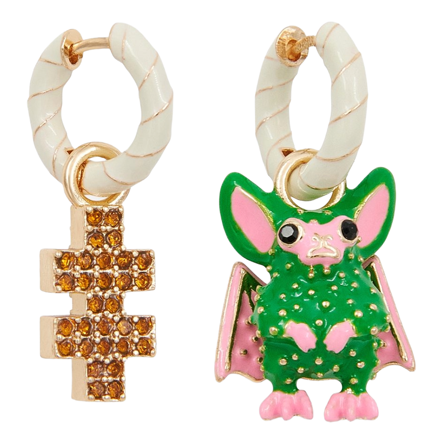 Boucles d'oreilles fantaisies ESSENTIEL ANTWERP Blanc