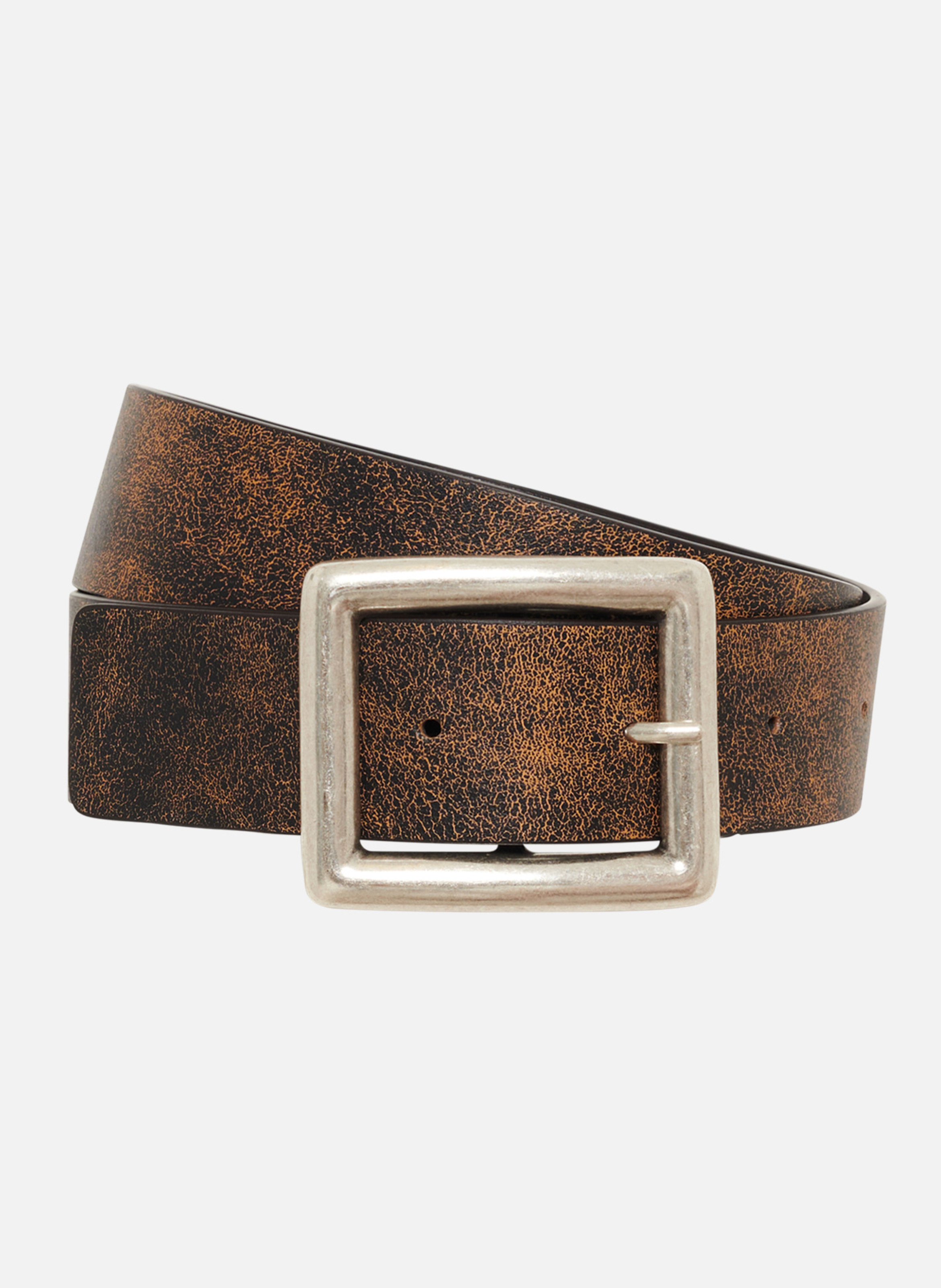 Vintage effect belt THE KOOPLES Brown