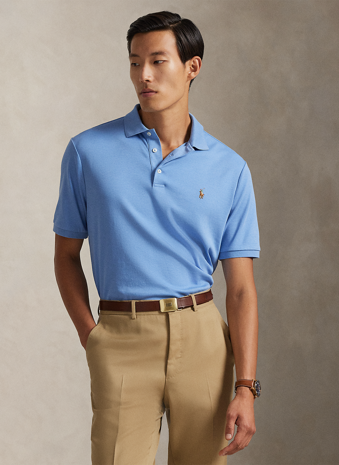 Polo slim-fit en coton POLO RALPH LAUREN