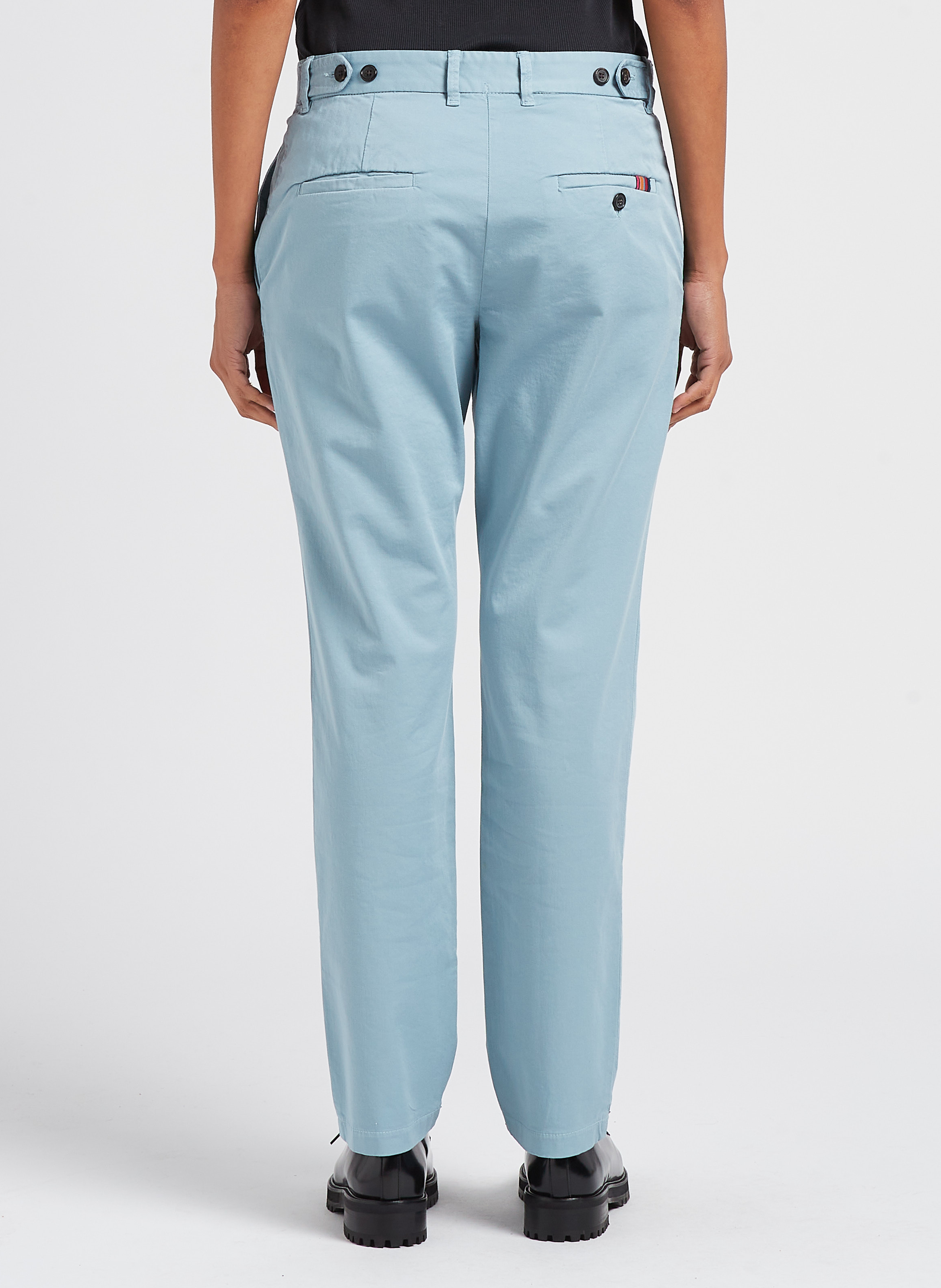 Pantalon chino en coton biologique PAUL SMITH Bleu