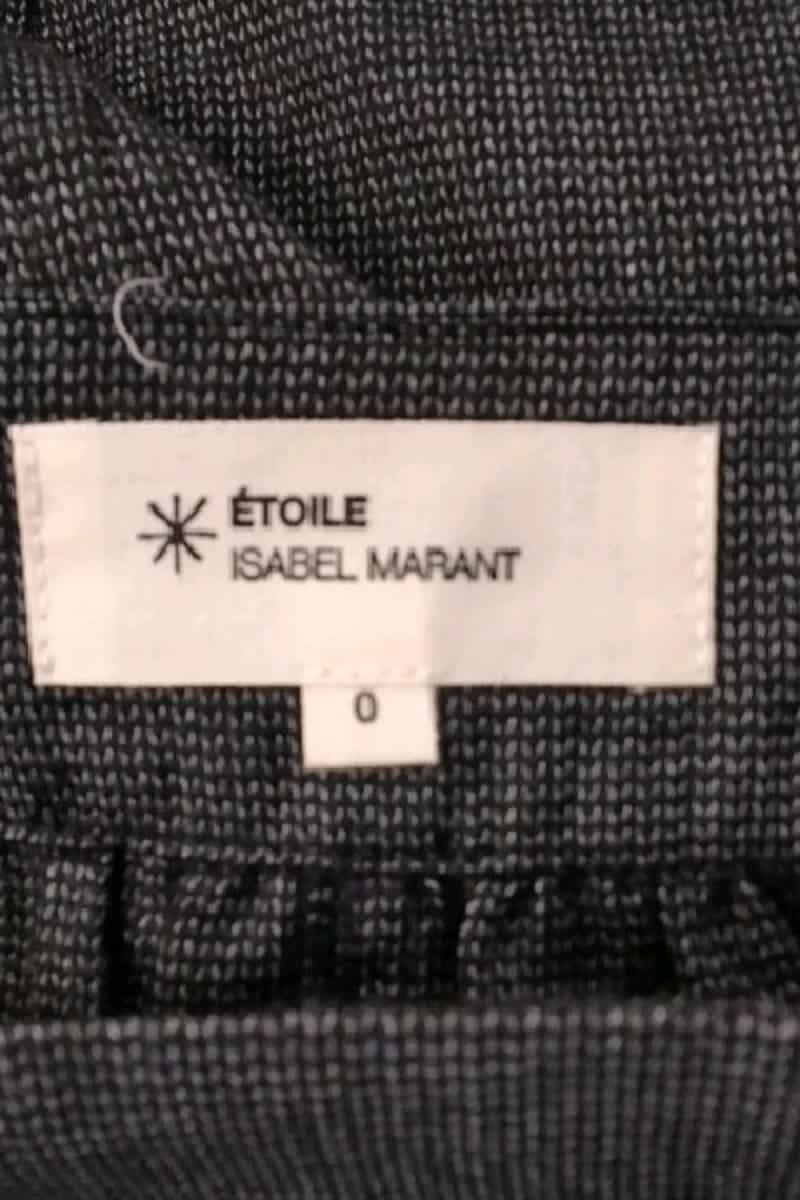 Mini skirt ISABEL MARANT ÉTOILE - SECONDE MAIN Grey