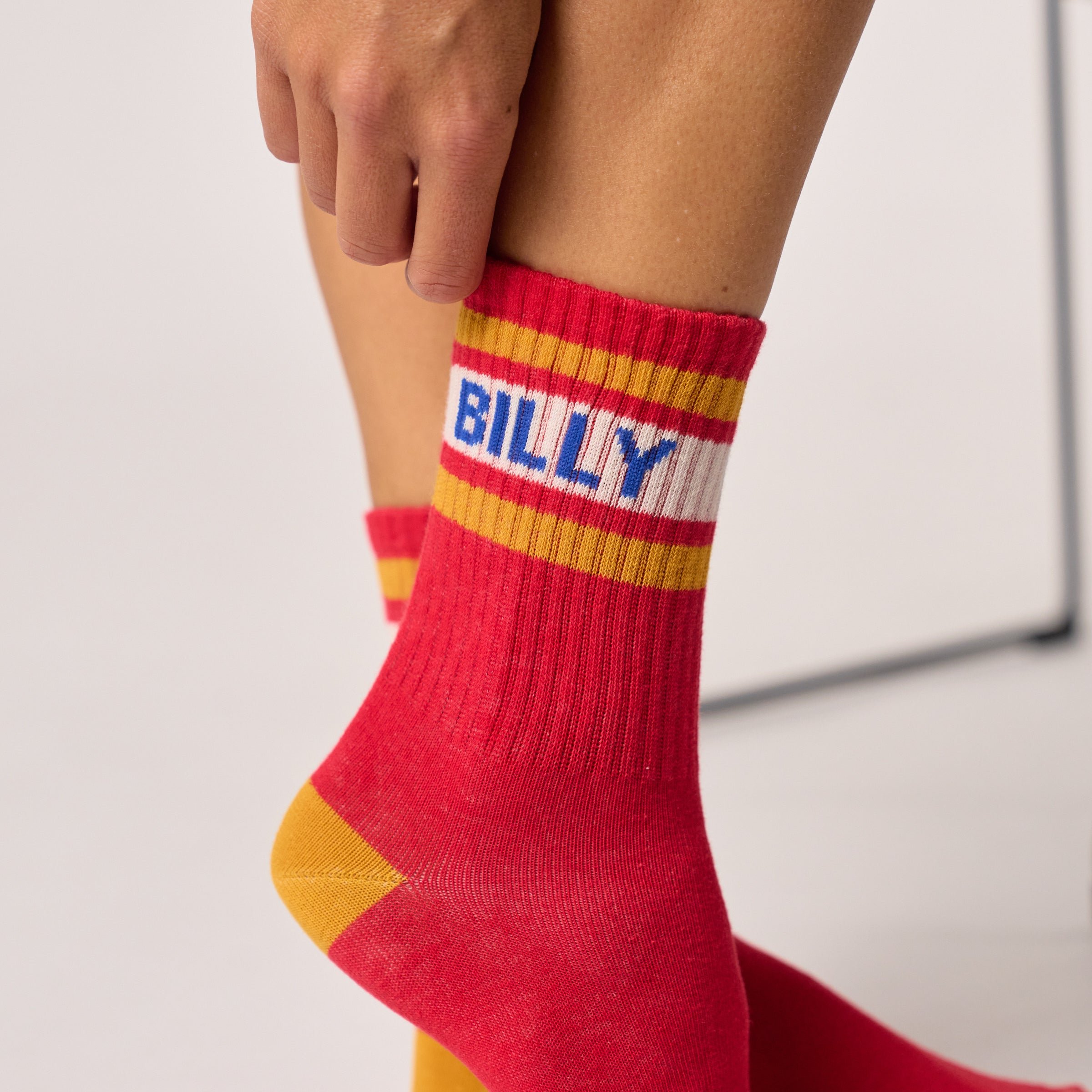 Cotton Tennis Socks Red