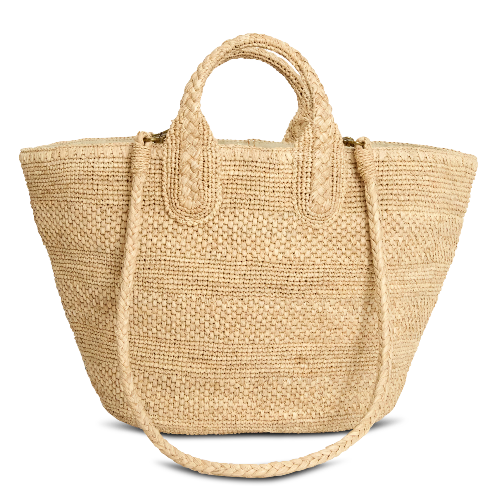Panier en raphia IBELIV Beige