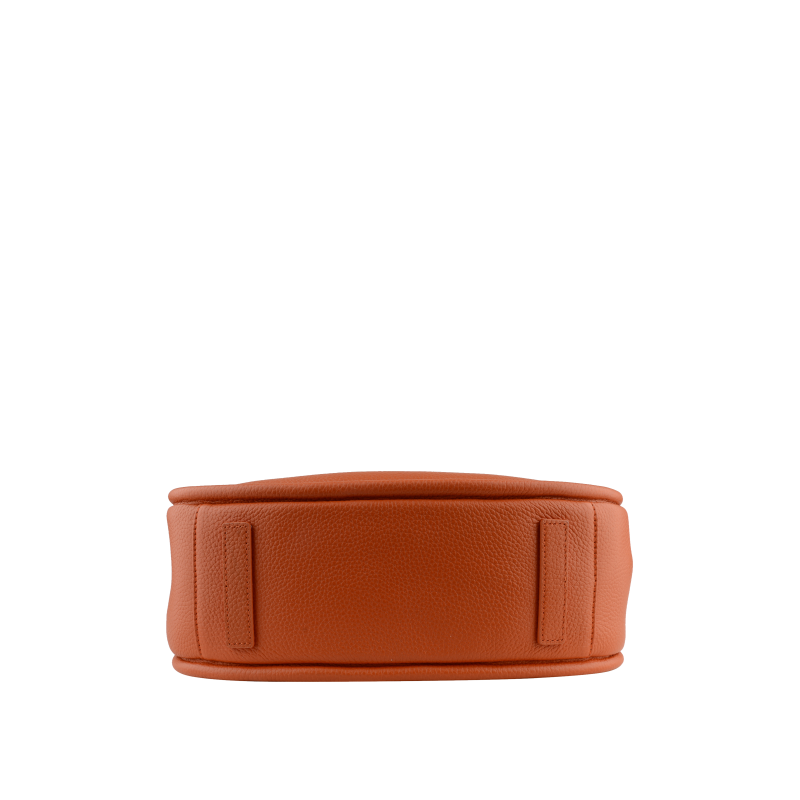 Beige messenger bag POURCHET Orange