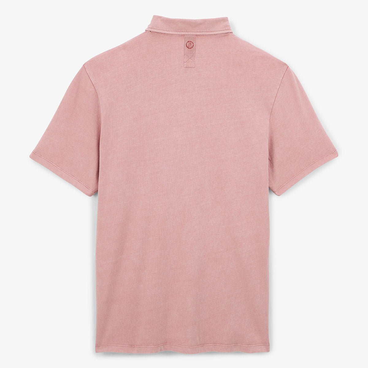 Short-sleeved polo shirt with tone-on-tone embroidery in cotton SERGE BLANCO Pink