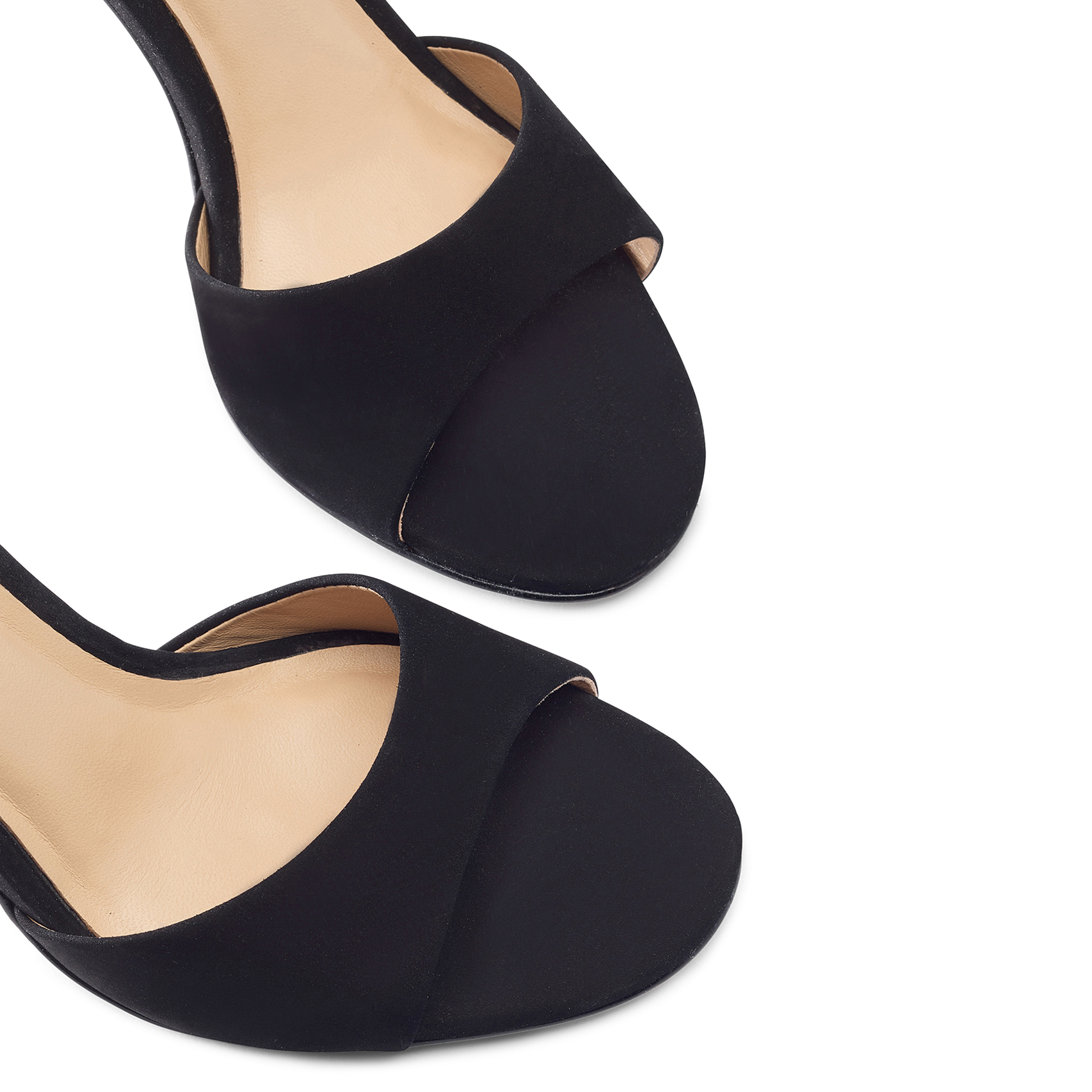 Sandales hautes en cuir COSMOPARIS Noir