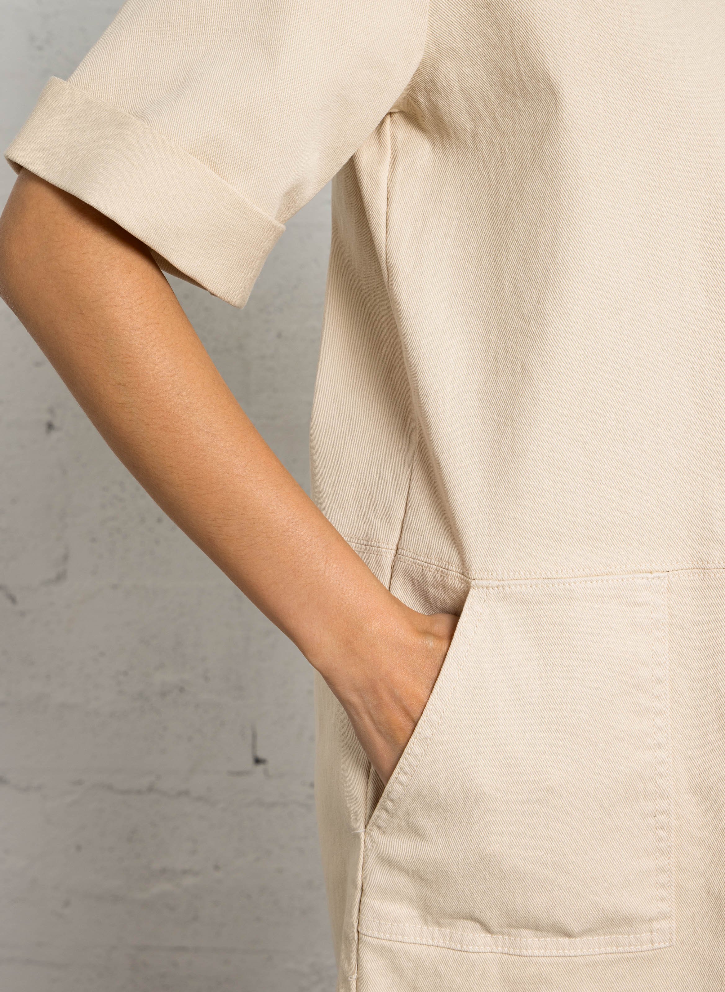 Robe courte col classique MAISON 123 Blanc