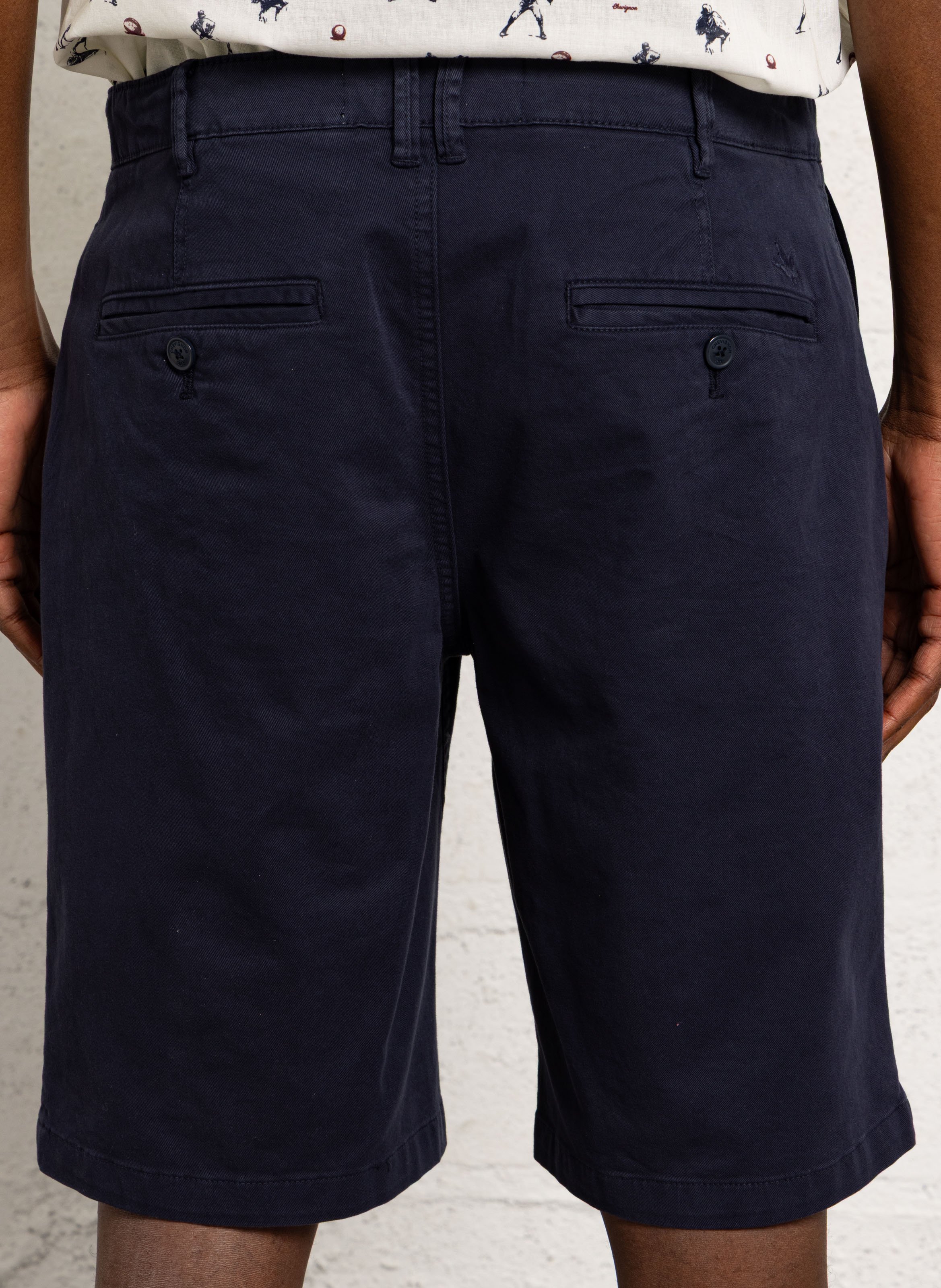 Chino-Bermudas aus gemischter Baumwolle CHEVIGNON Blau