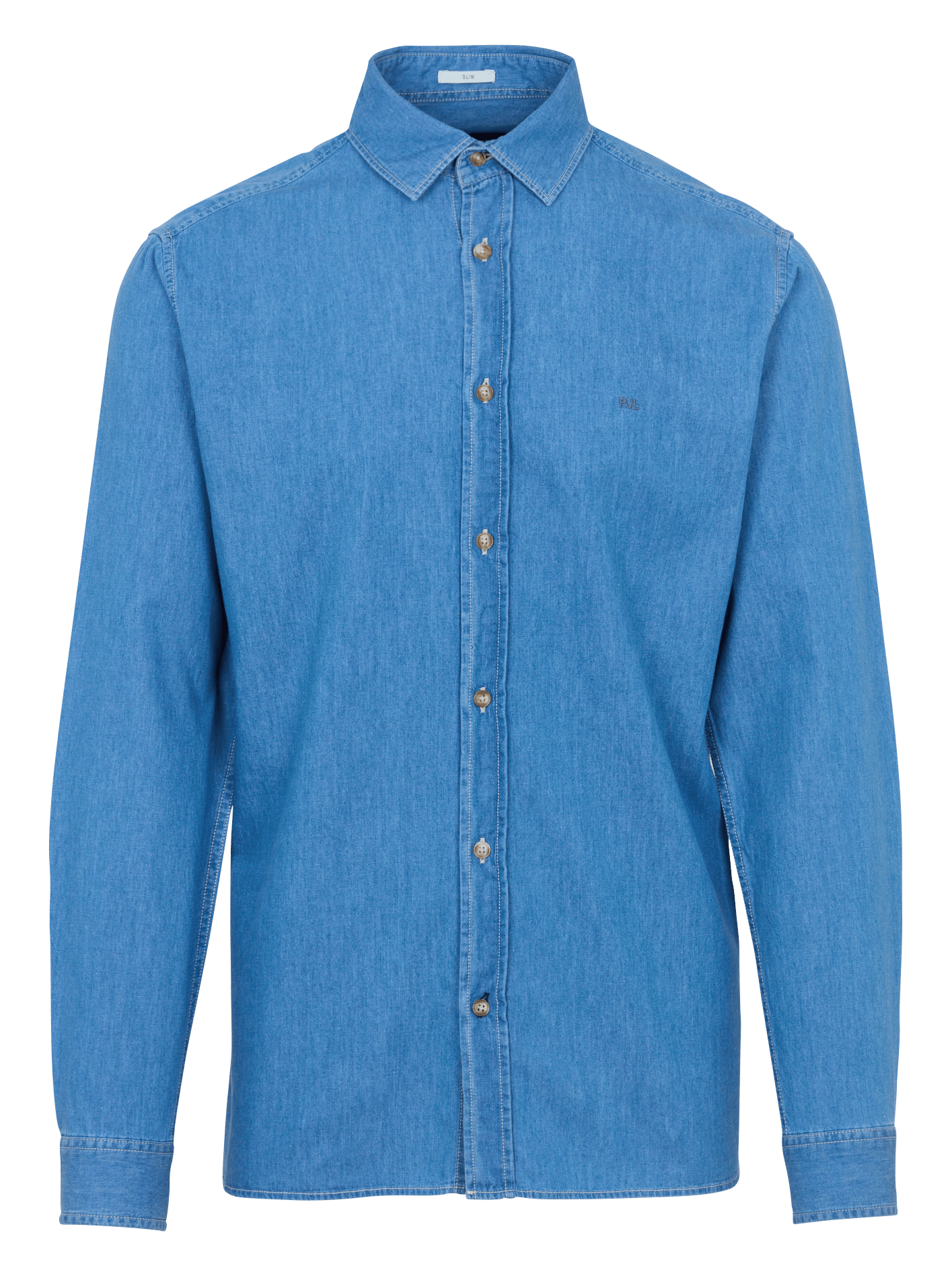 Chemise slim en coton PEPE JEANS Bleu
